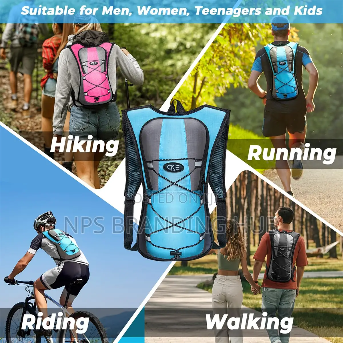 Light Weight Backpack Bag (Hbc