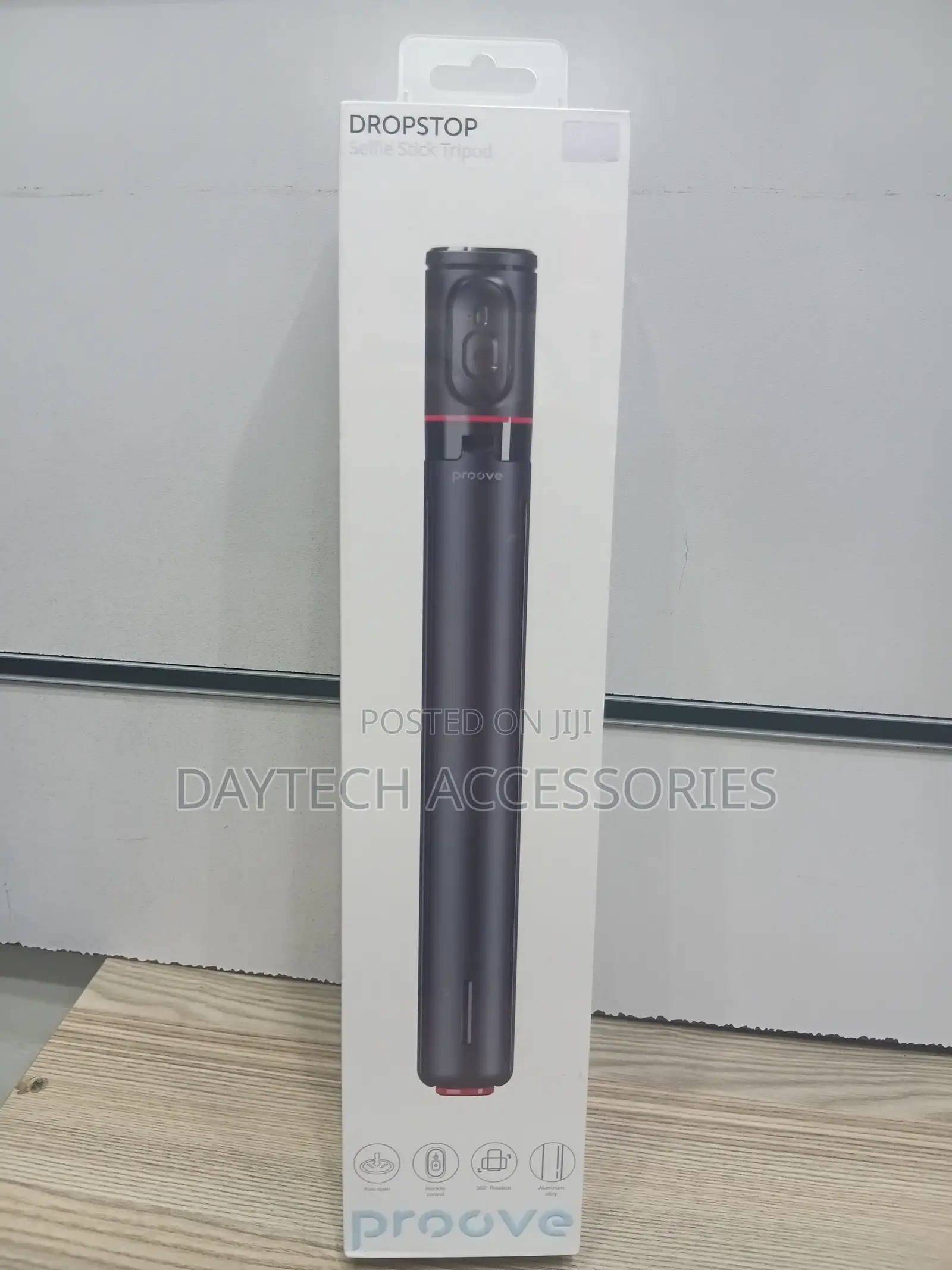 The Proove Dropstop Selfie Stick Tripod Comes in a Sleek Black Design