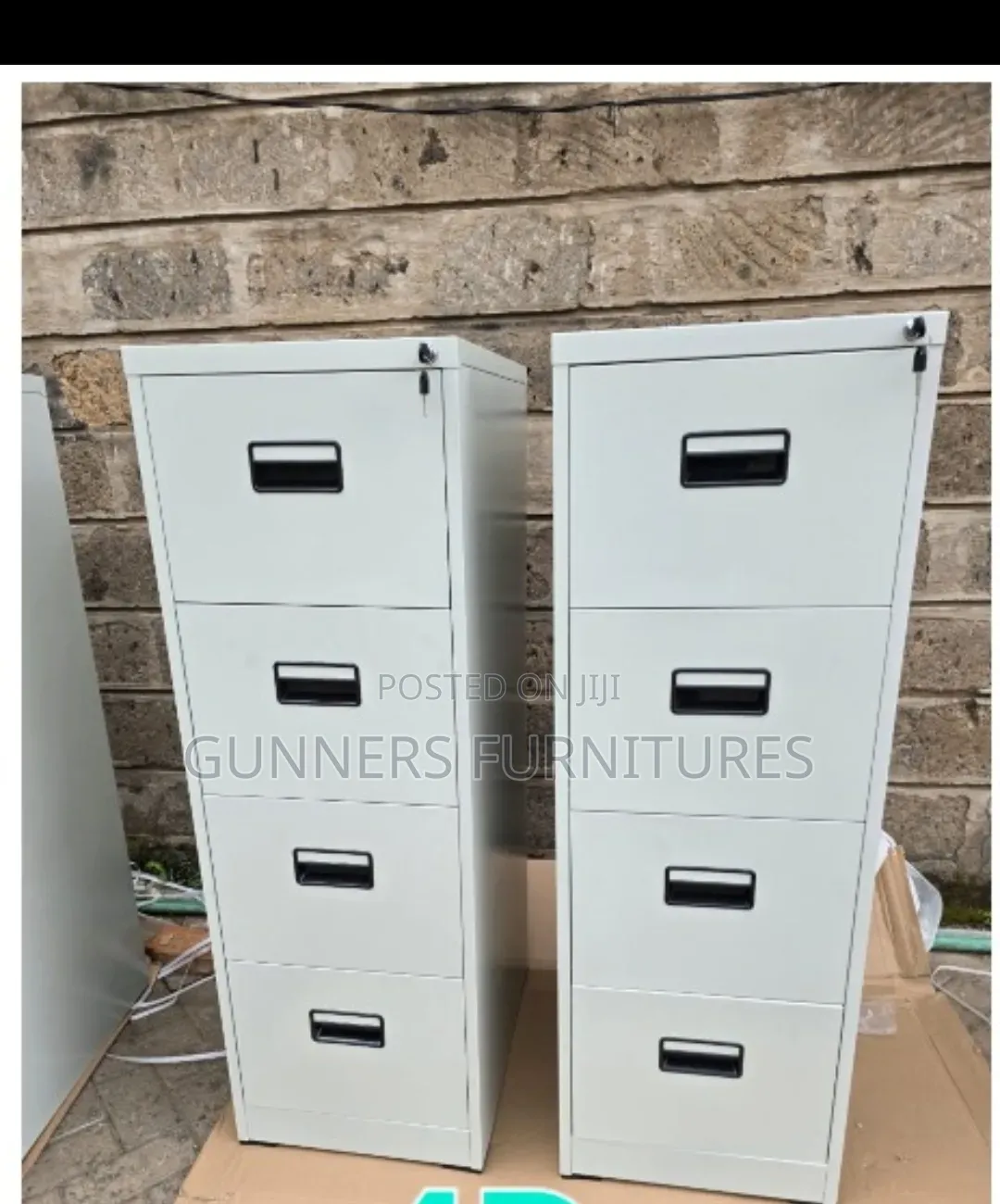 Metallic 4 Drawers Steel Filing Cabinet