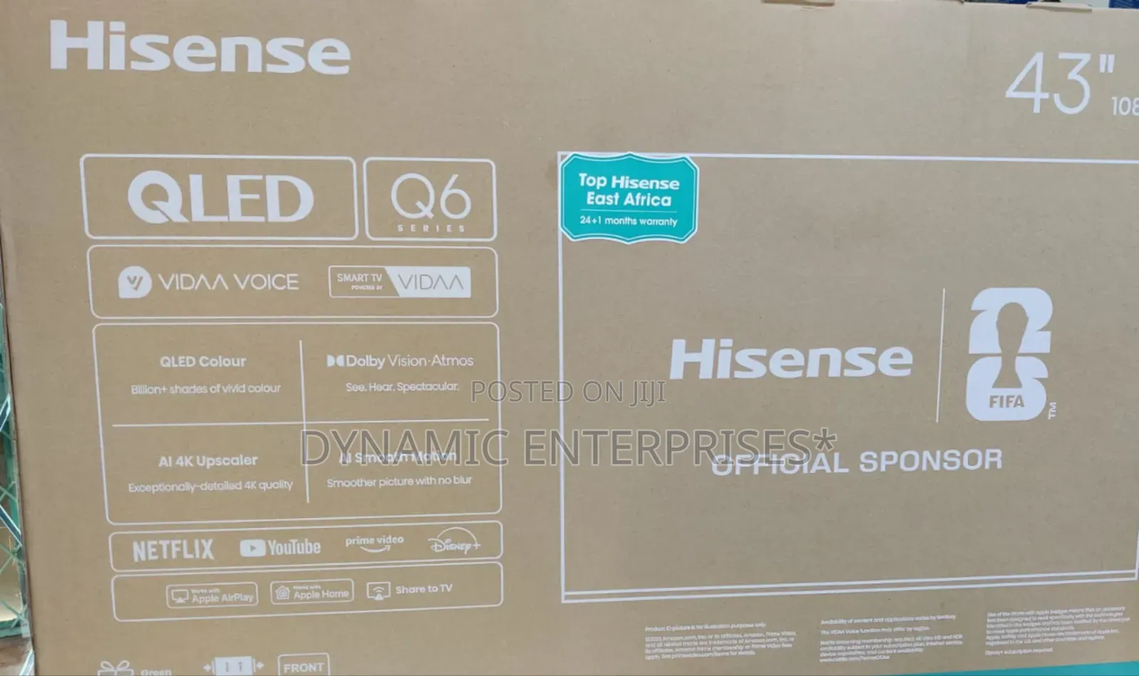 *Hisense 43" Tv Qled Q6