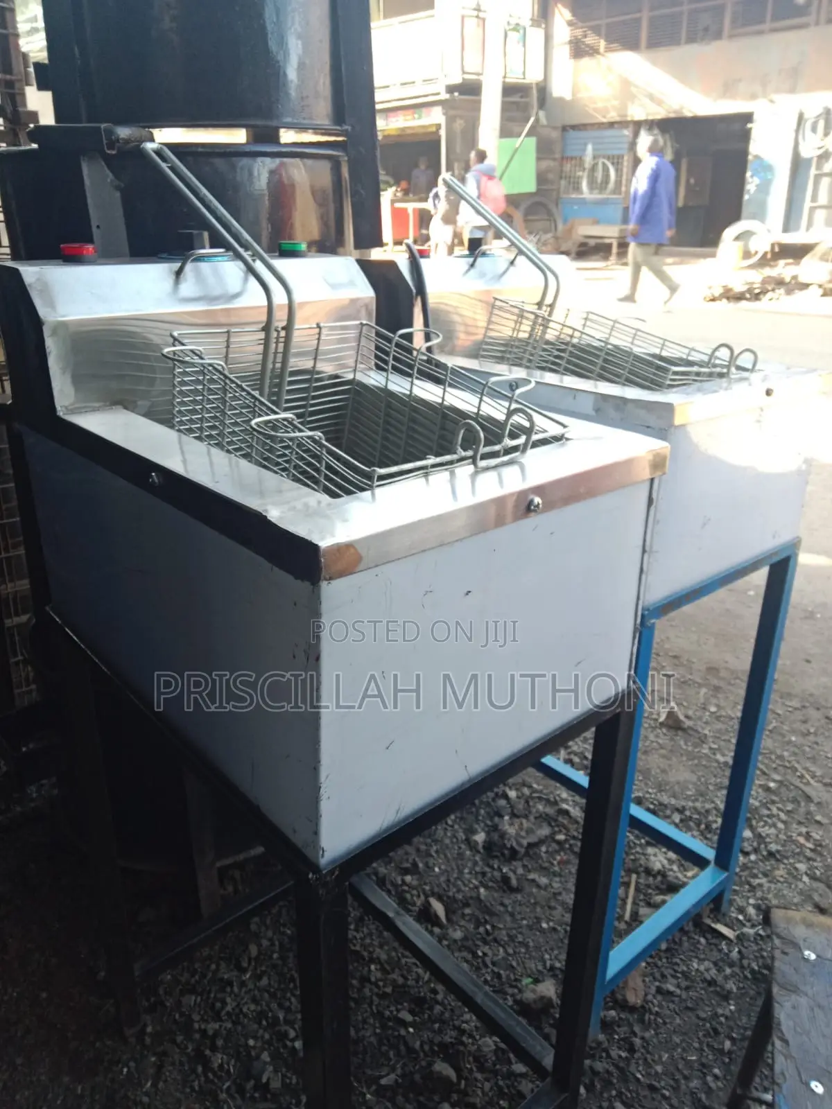 Stainless Steel Single Deep Fryer