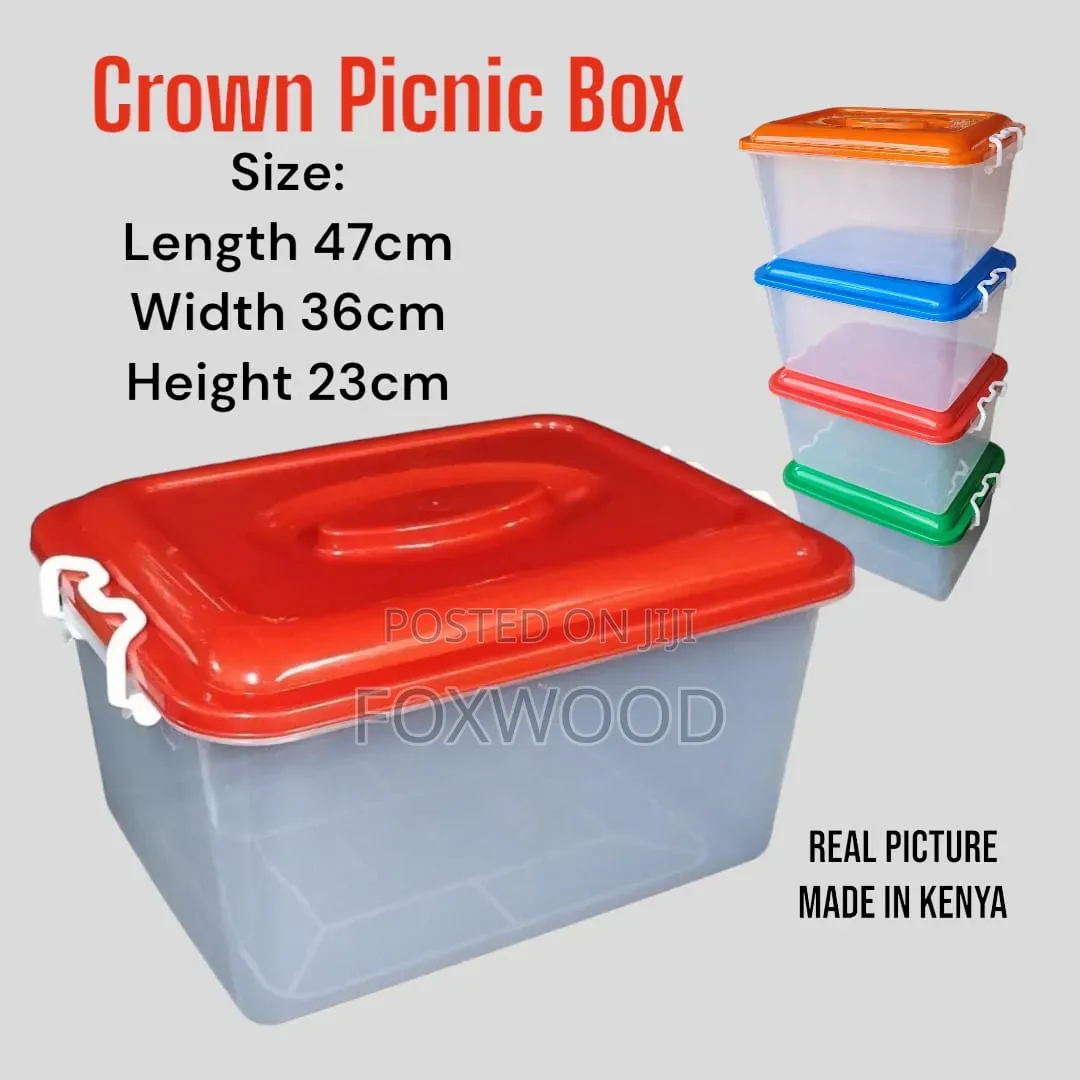 Crown Plastic Picnic Box