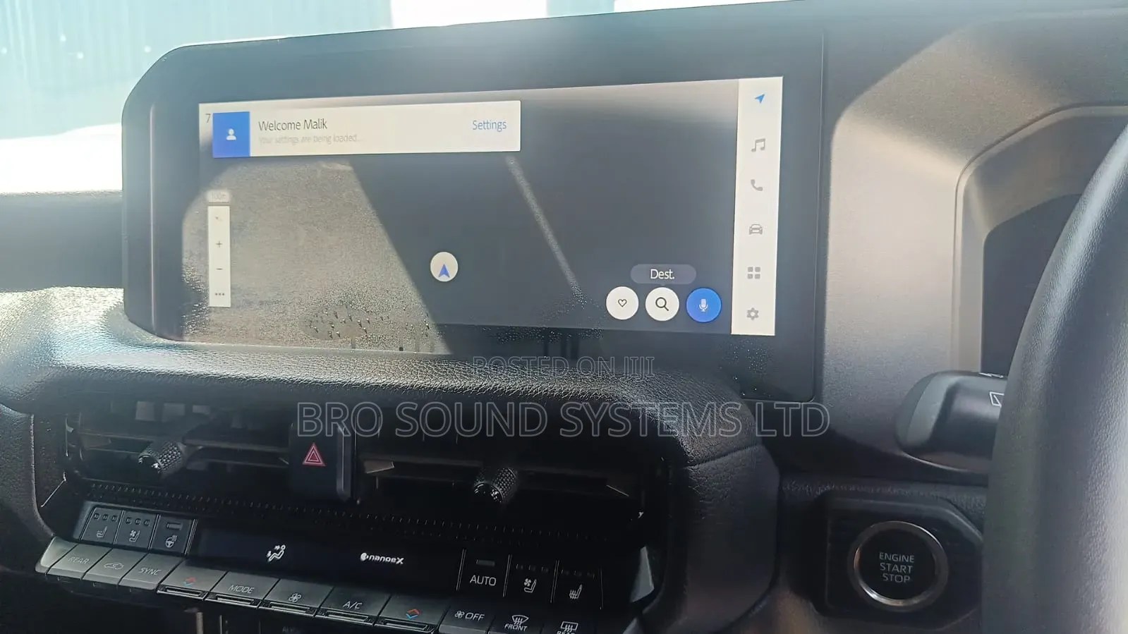 Toyota / Lexus Car Infotainment Screen Security Lock Password.