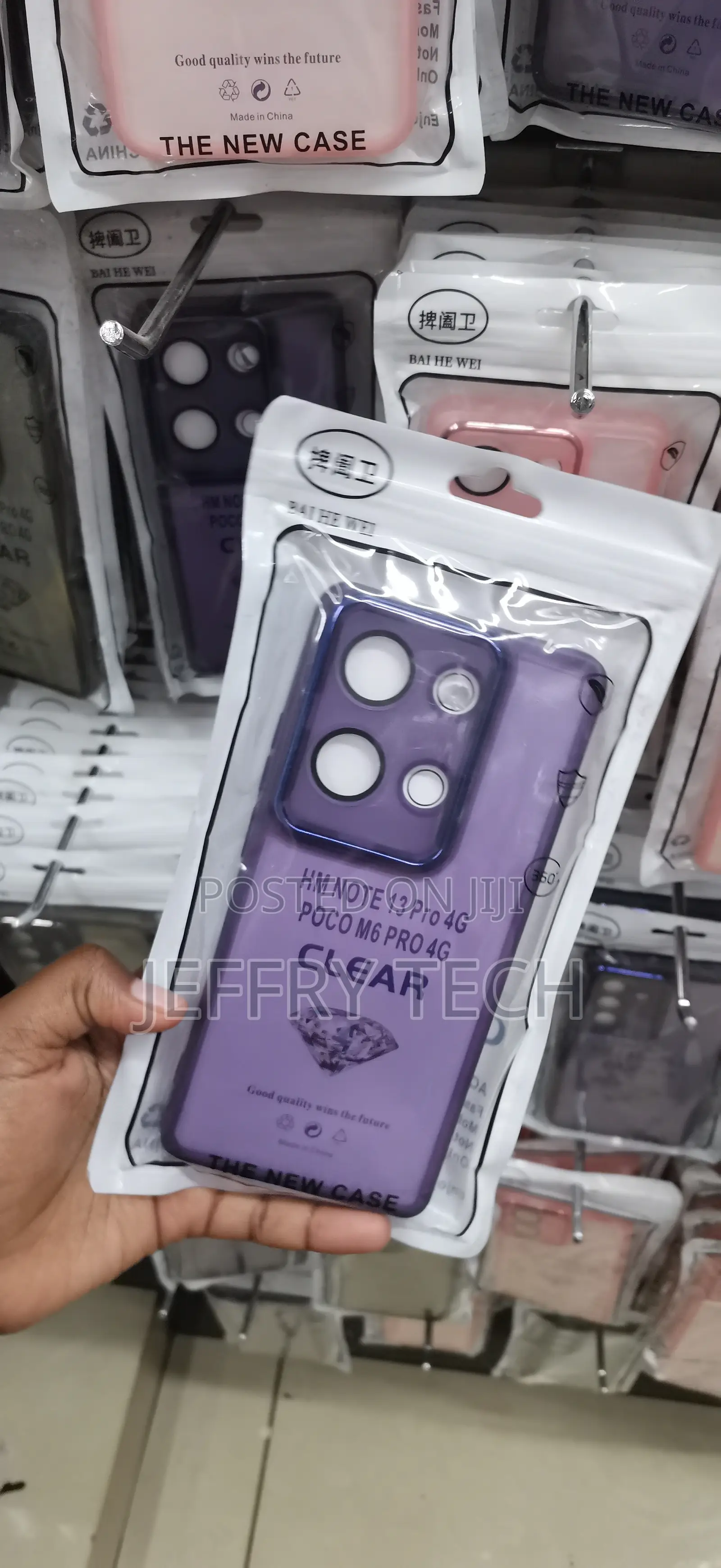 Xiaomi Redmi Note 13 Pro 4g Clear Purple Silicone Case