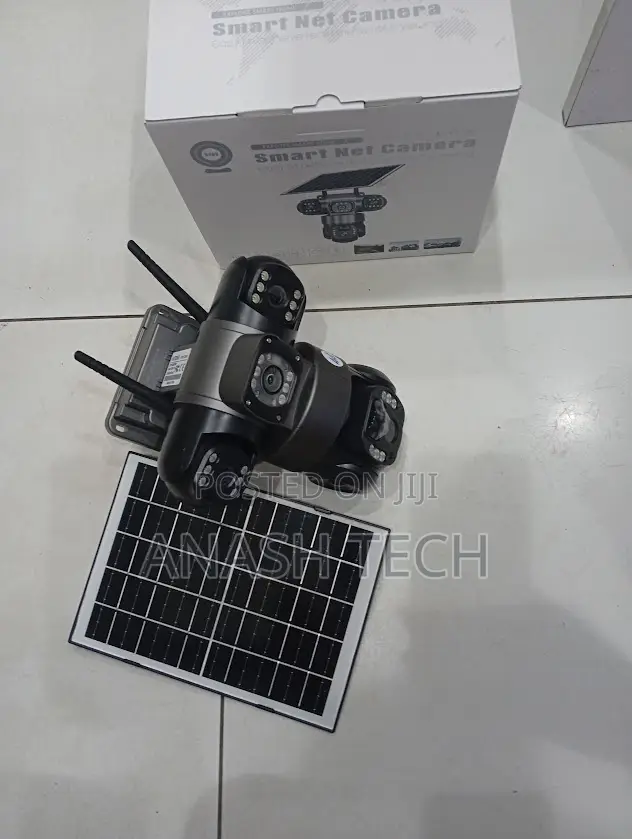 Two Way Audio V380 Pro 12mp 4g PTZ 3lens Outdoor Solar CCTV Camera
