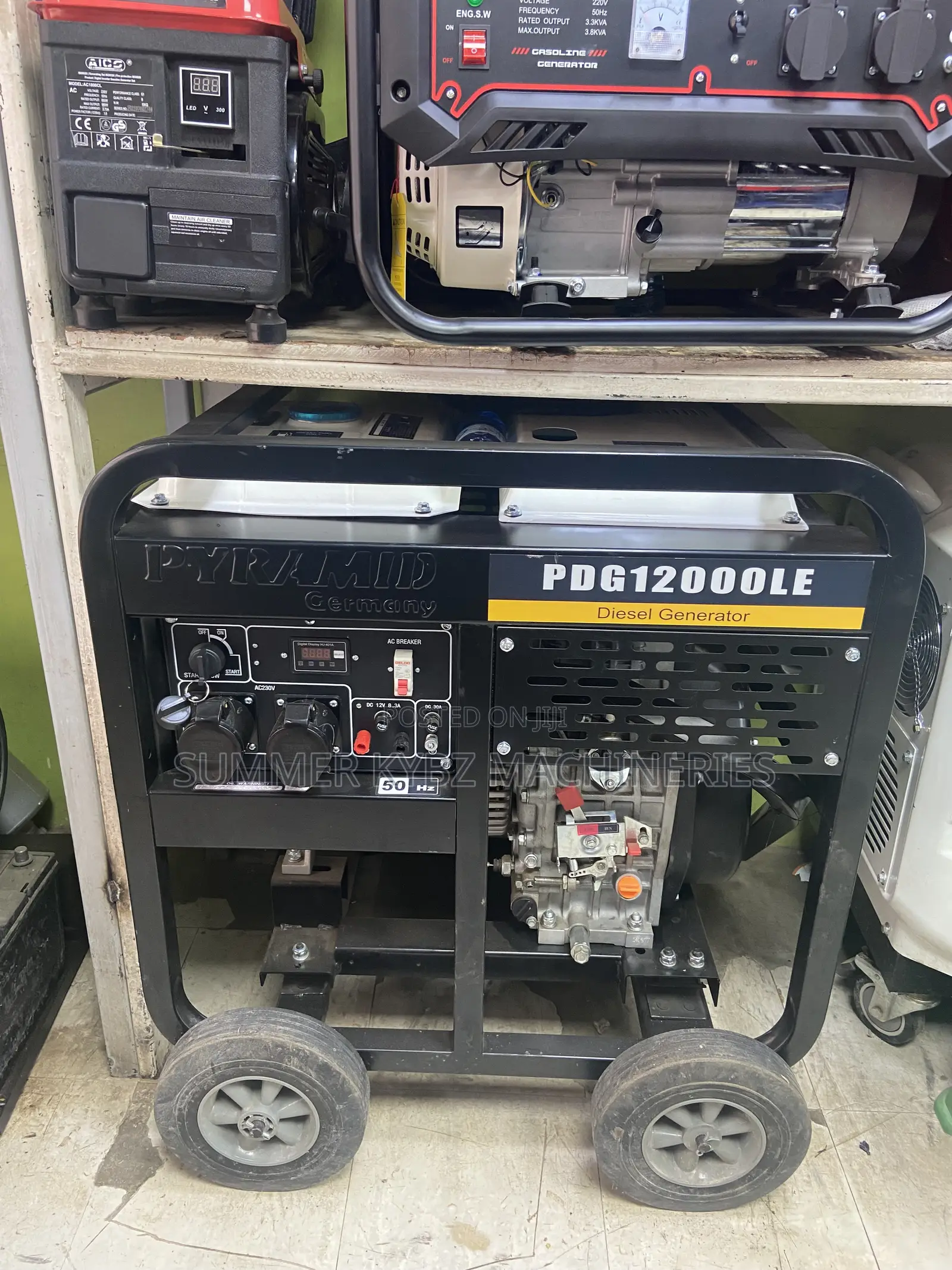 Pyramid Germany Pdg12000le Open-Type Diesel Generator 12kva