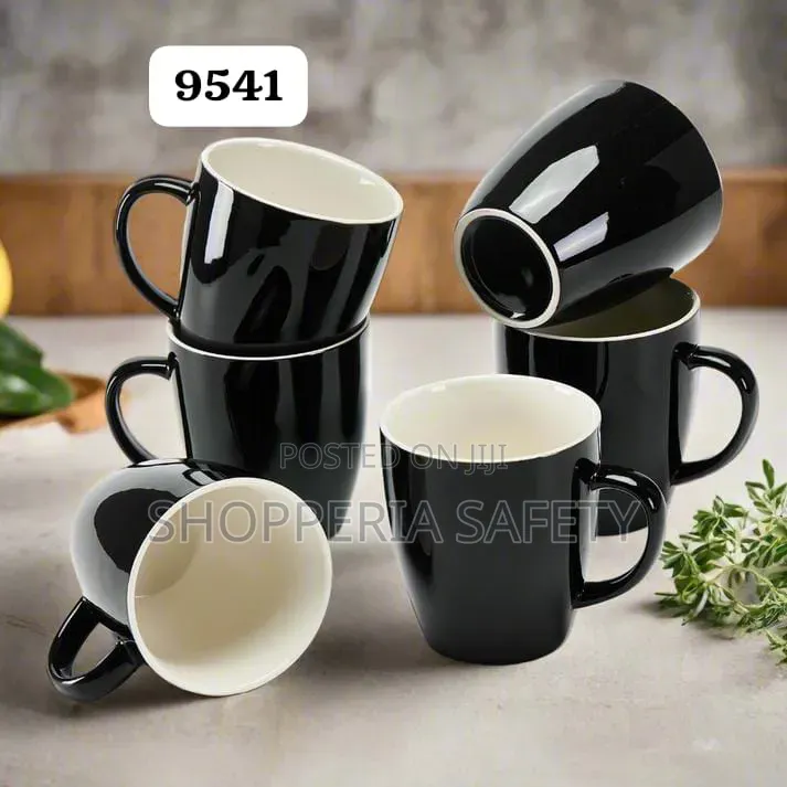 Black Ceramic Mugs
