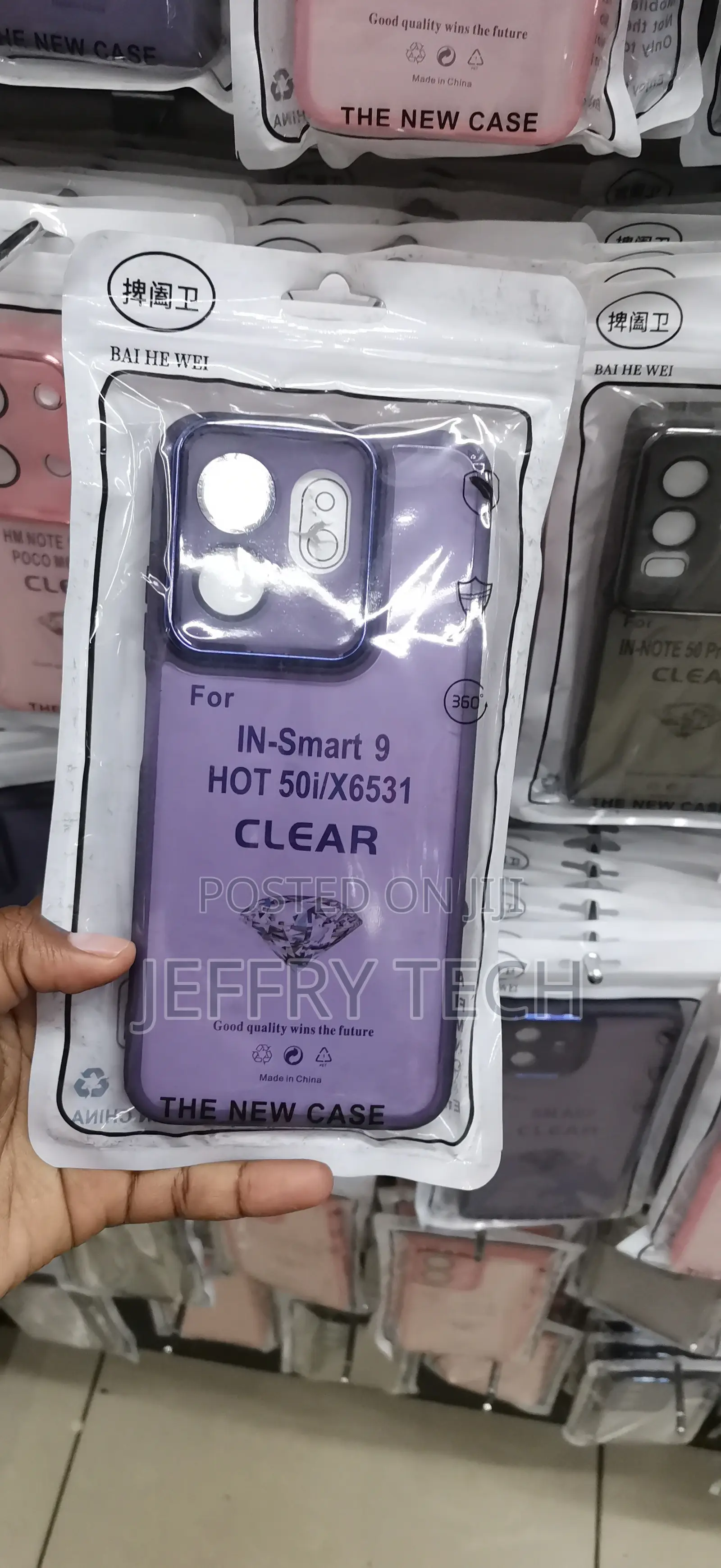 Infinix Smart 9 Shock-Absorbing Bumper Edges Cover