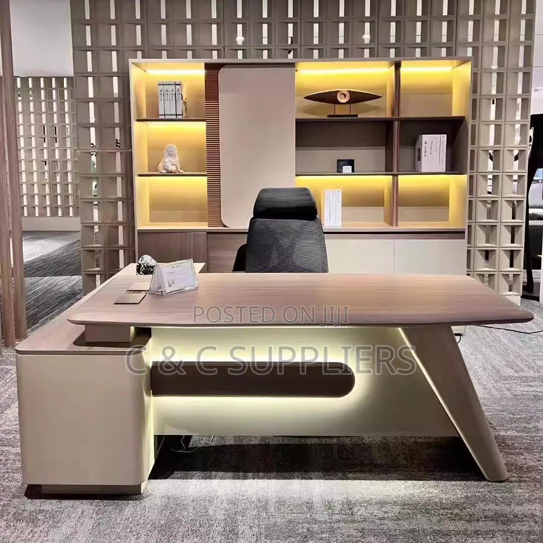 Director's L-Shaped Office Desk-180cm