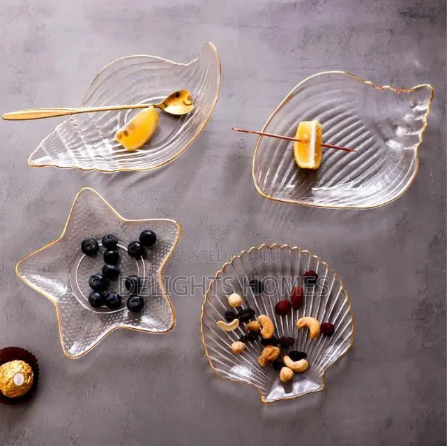 Glass Plate Ocean Series Dish Tableware Set_ca
