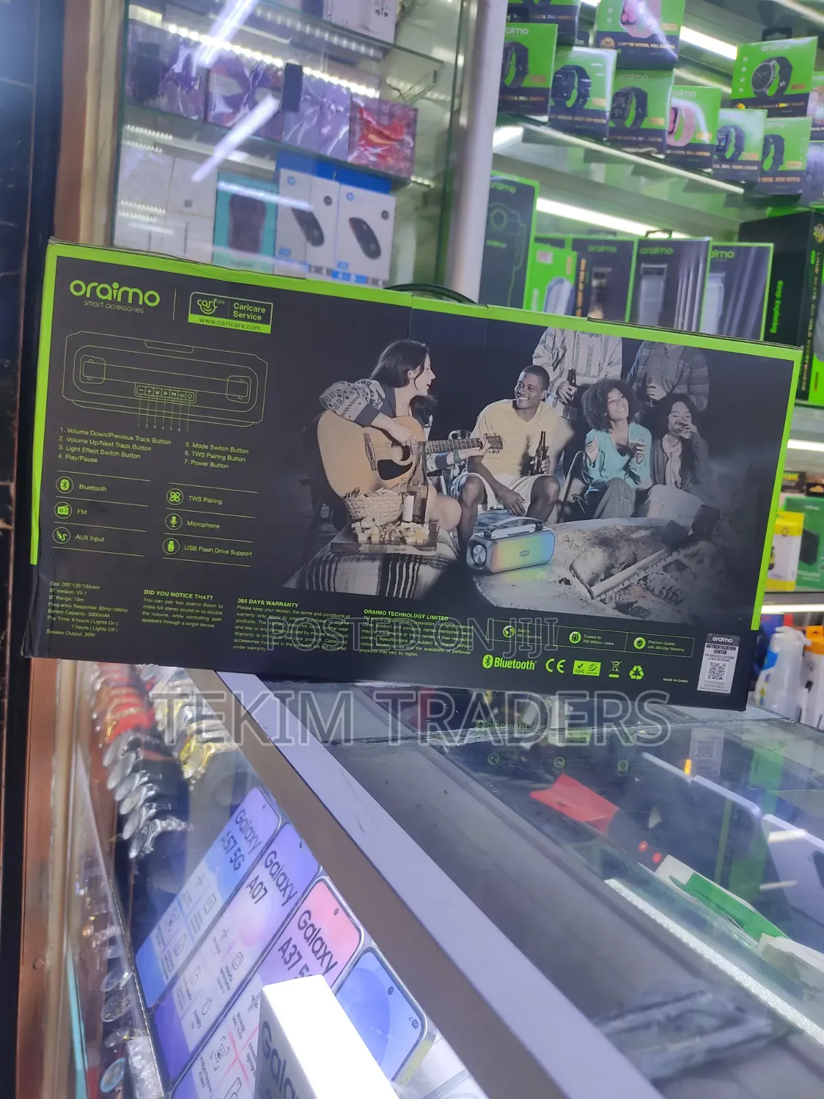 Oraimo Boom Box Heavy Bass Outdoor Bluetooth Speaker