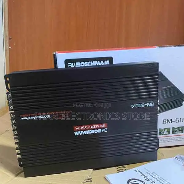 Efficient Cooling E Boschmann Bm600.4 Multi-Channel Amplifier