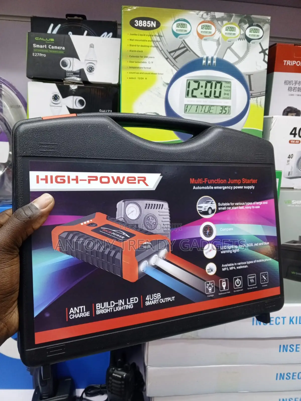 Car Battery Jump Starter Power Bank for Petrol and Diesel