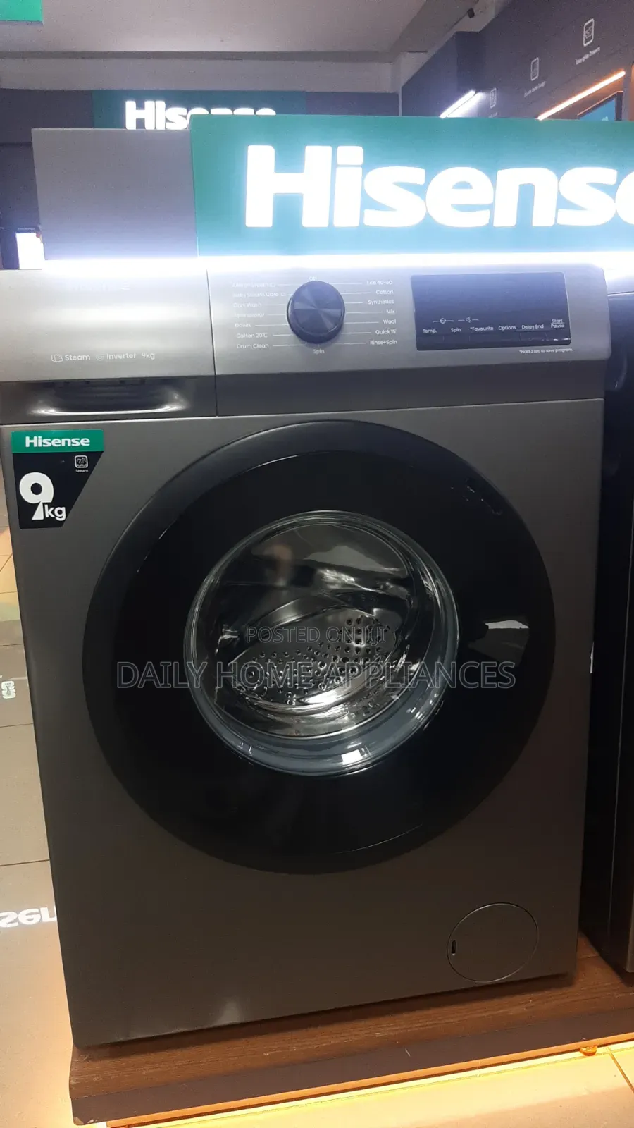 Hisense 9kg Front Load Washing Machine