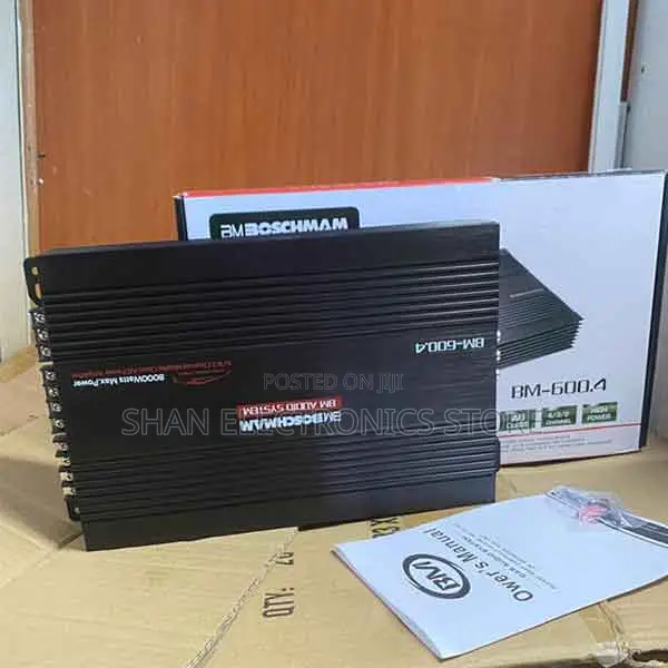 4-Channel Amp Adjustable Bm600 High-Powered Audio Performance