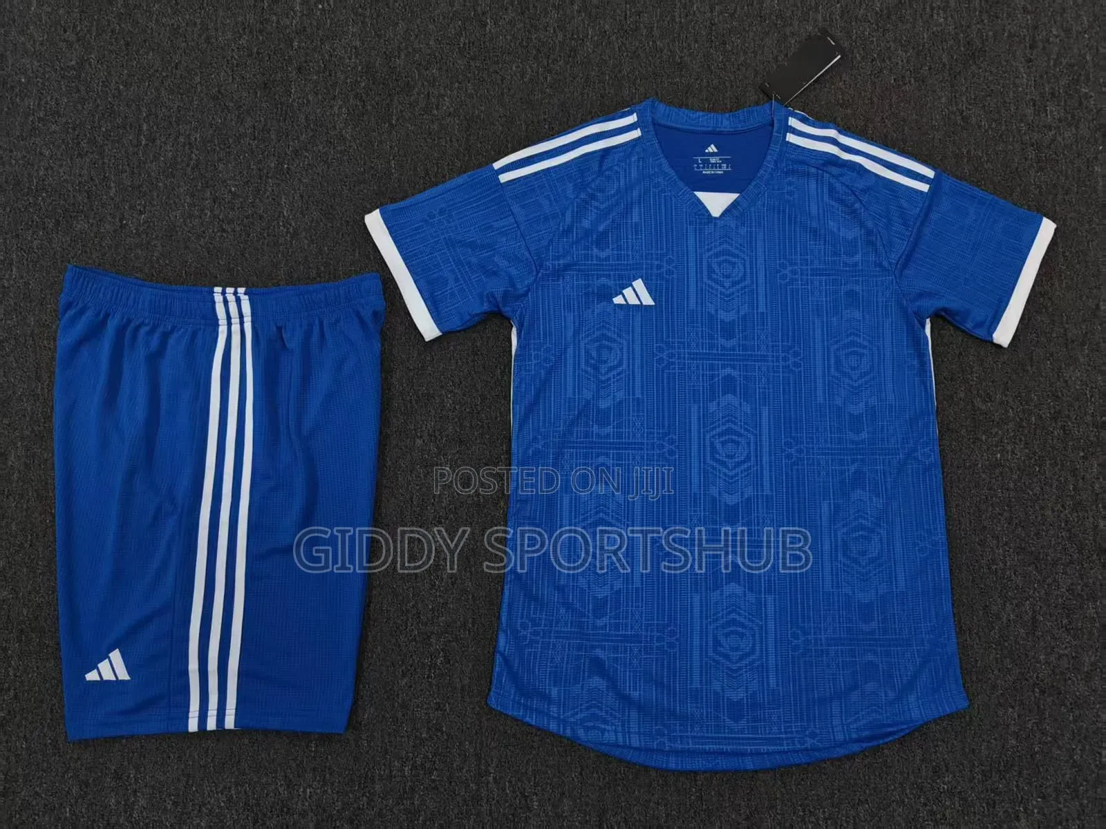 Play the Adidas Way Adidas Soccer Uniform Blue