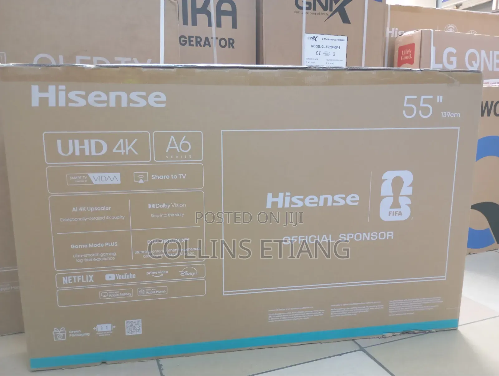 Hisense 55” 55a6 Inches Smart Uhd