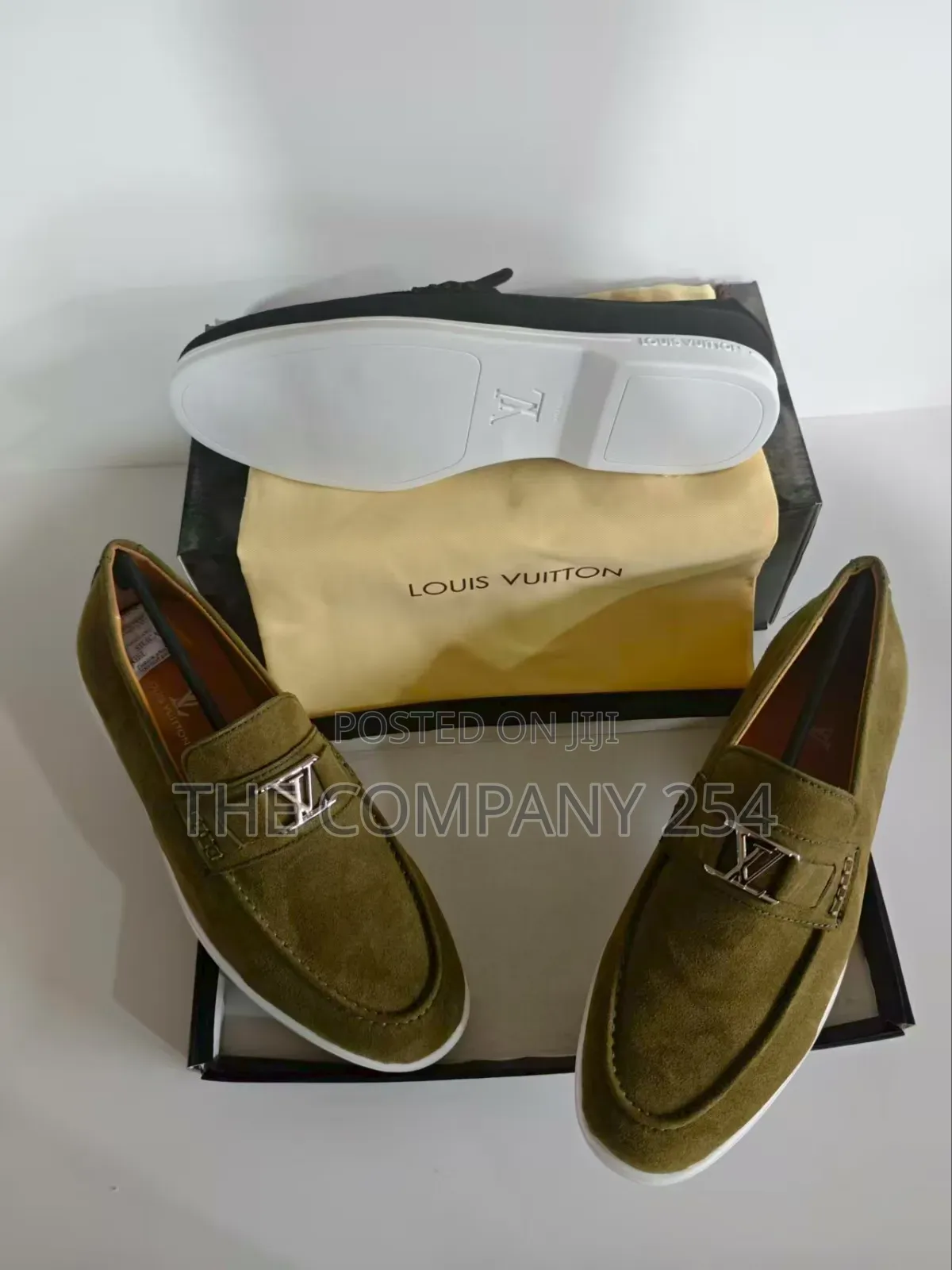 Quality Casual Leather Des Sued Rubber Sole Slip on Loafers