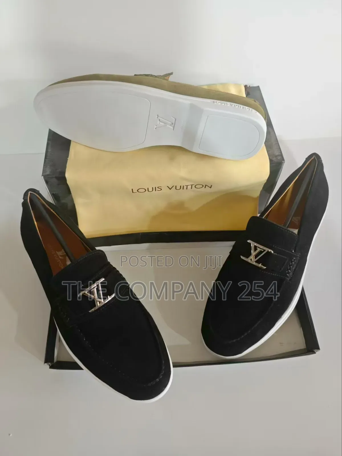 Quality Casual Leather Des Sued Rubber Sole Slip on Loafers
