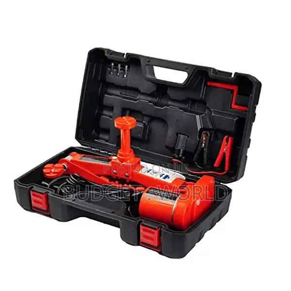 3t Electric Car Jack 12v Scissor Flat Tire Roadside Emergency Tool