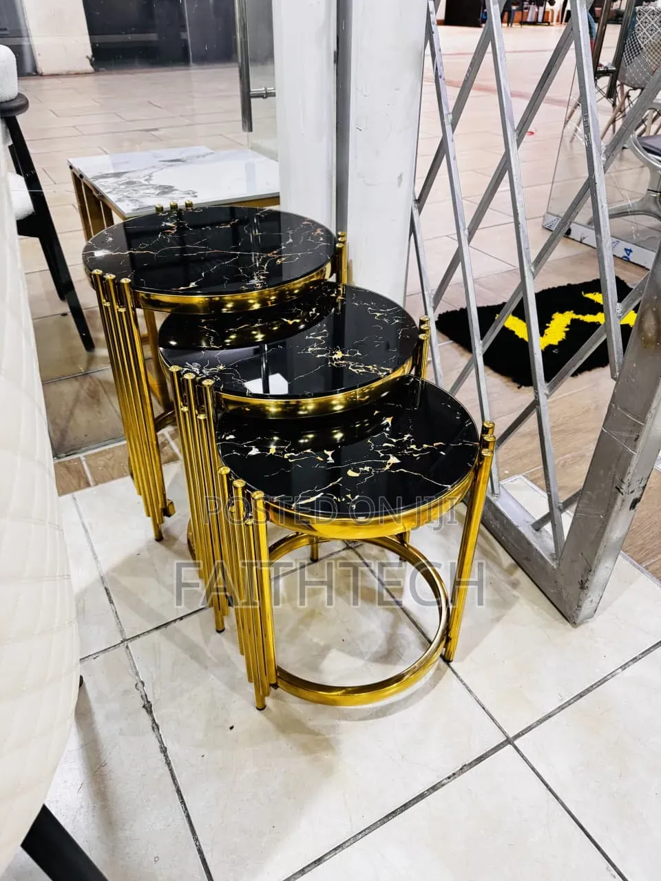 *Black*
3 in 1 Executive Pure Marble Table