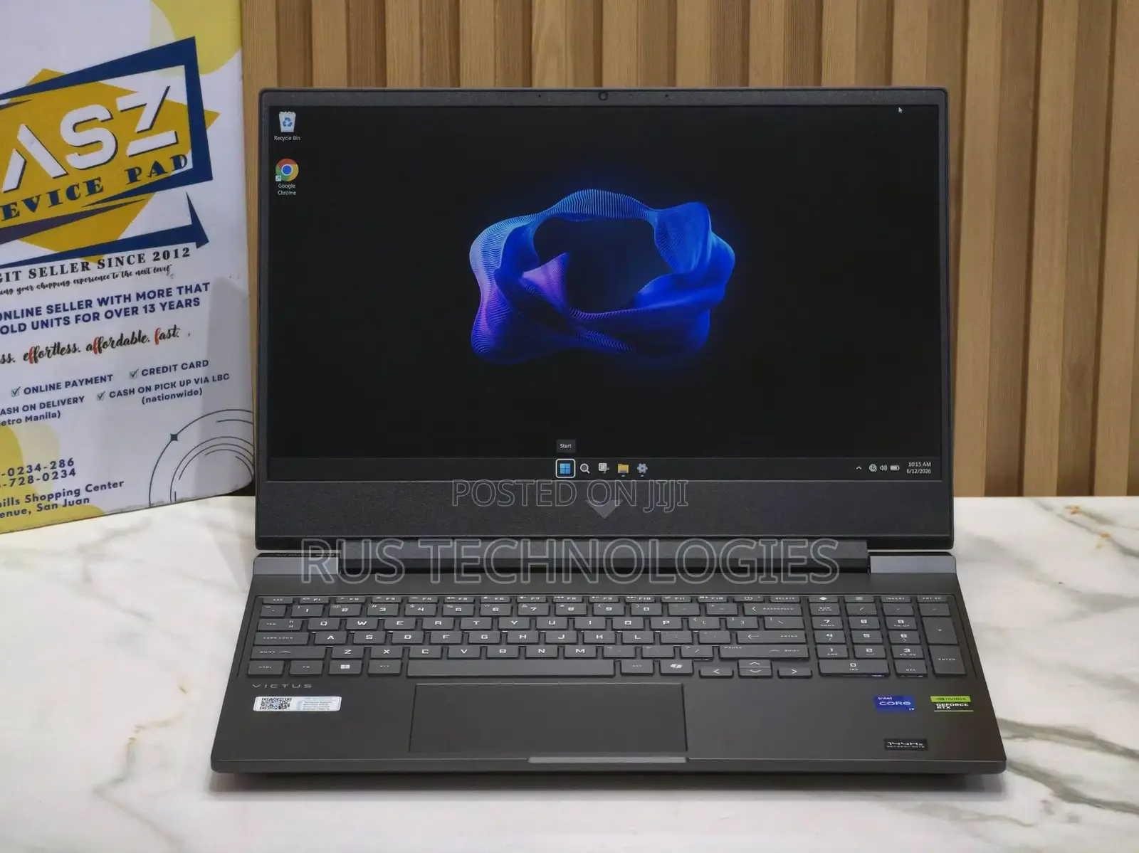 Laptop HP Victus 15 16GB Intel Core i7 SSD 1T