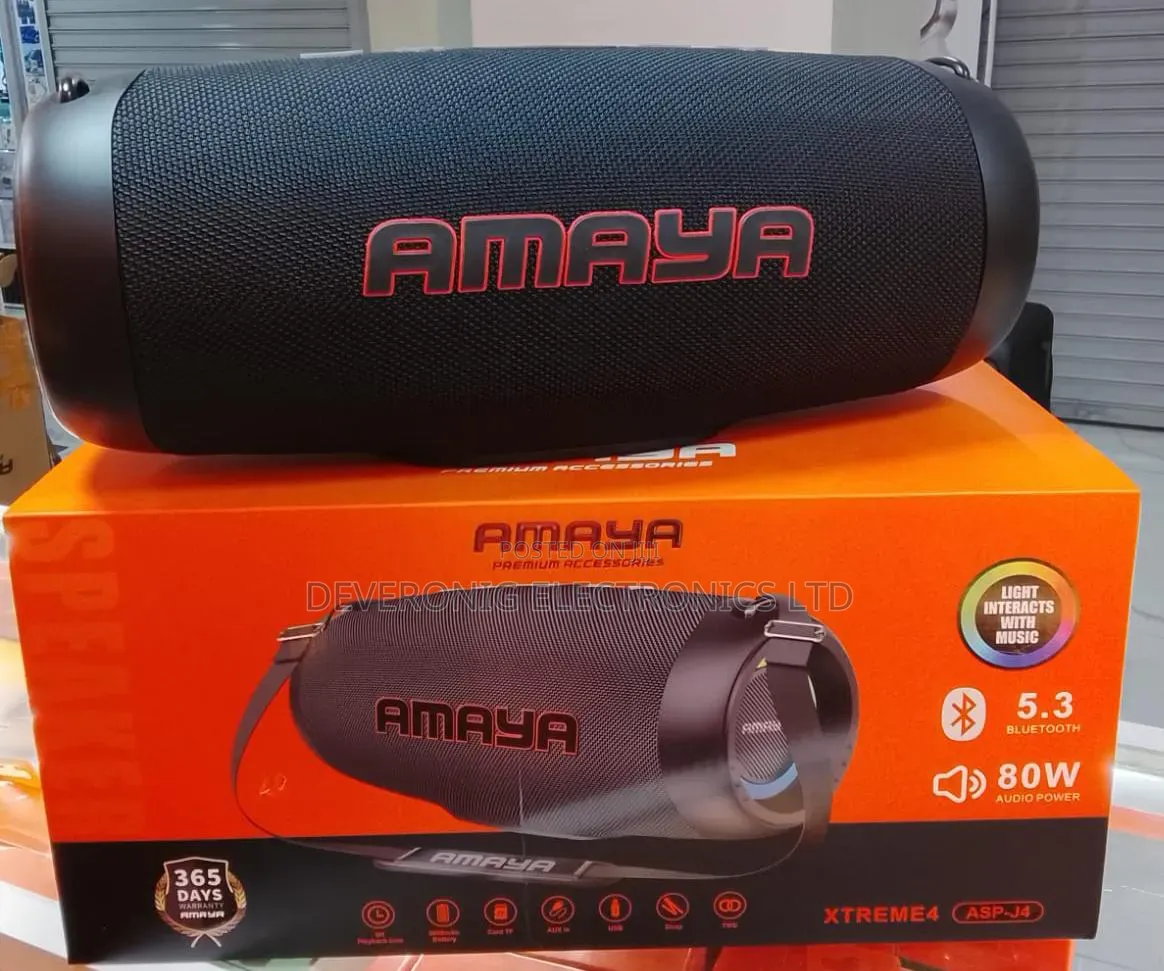 Asp-J4 80w Audio Power 5.3 Bluetooth 
8hrs Play Back Time 8000mah