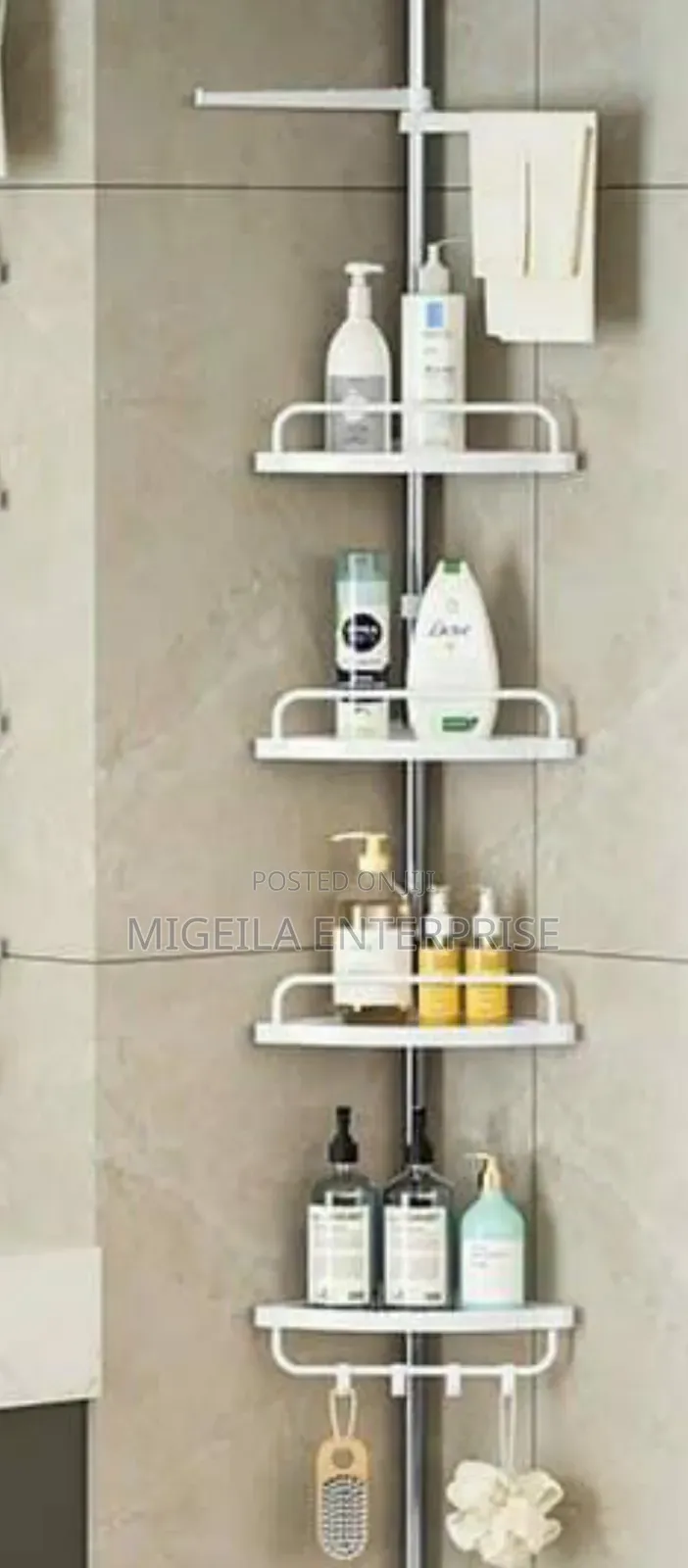 Multi-Corner Shelf Organiser* 4 Tier