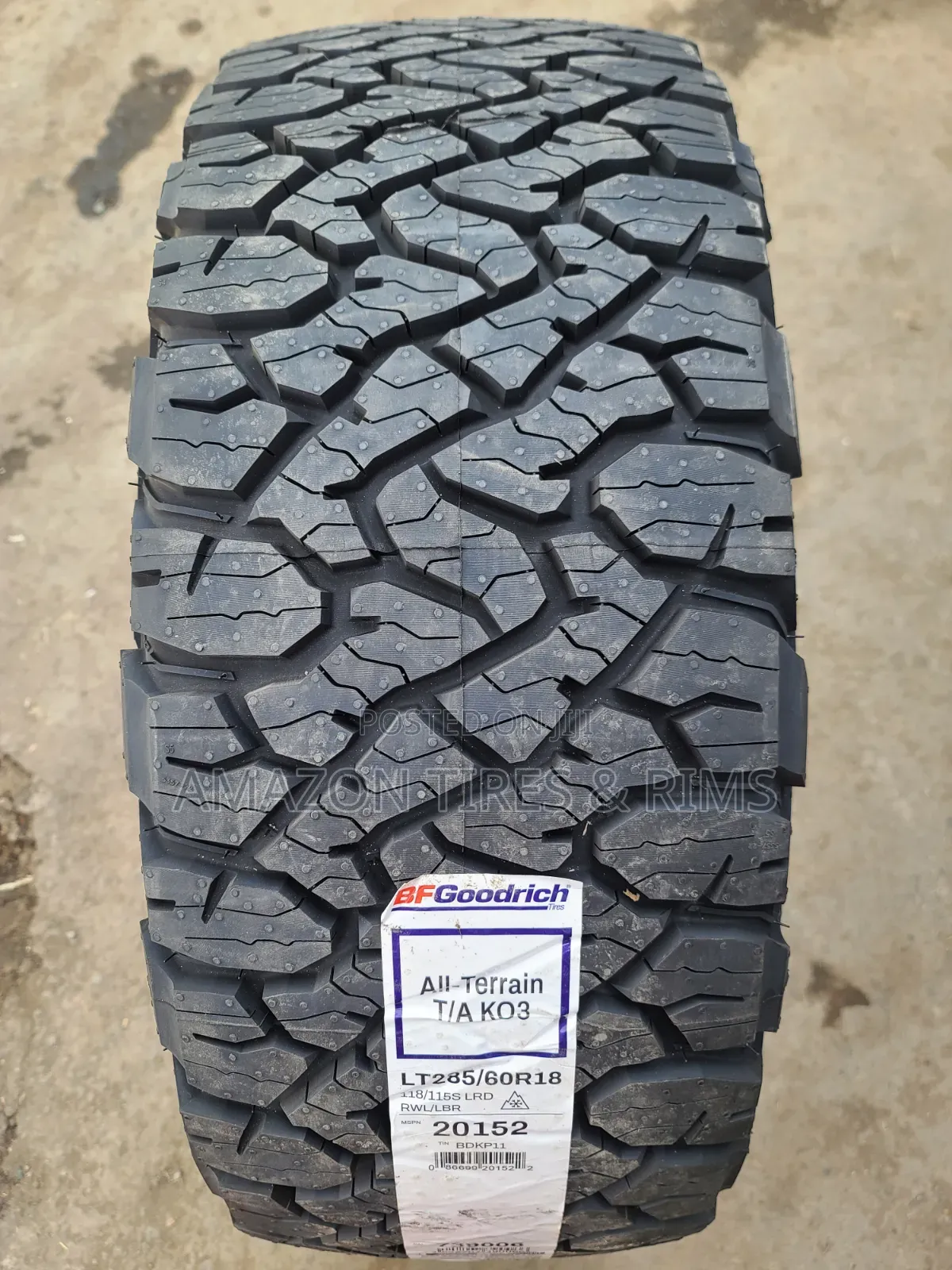 285/60 R18 Bf Goodrich Tyres a/T- All-Terrain