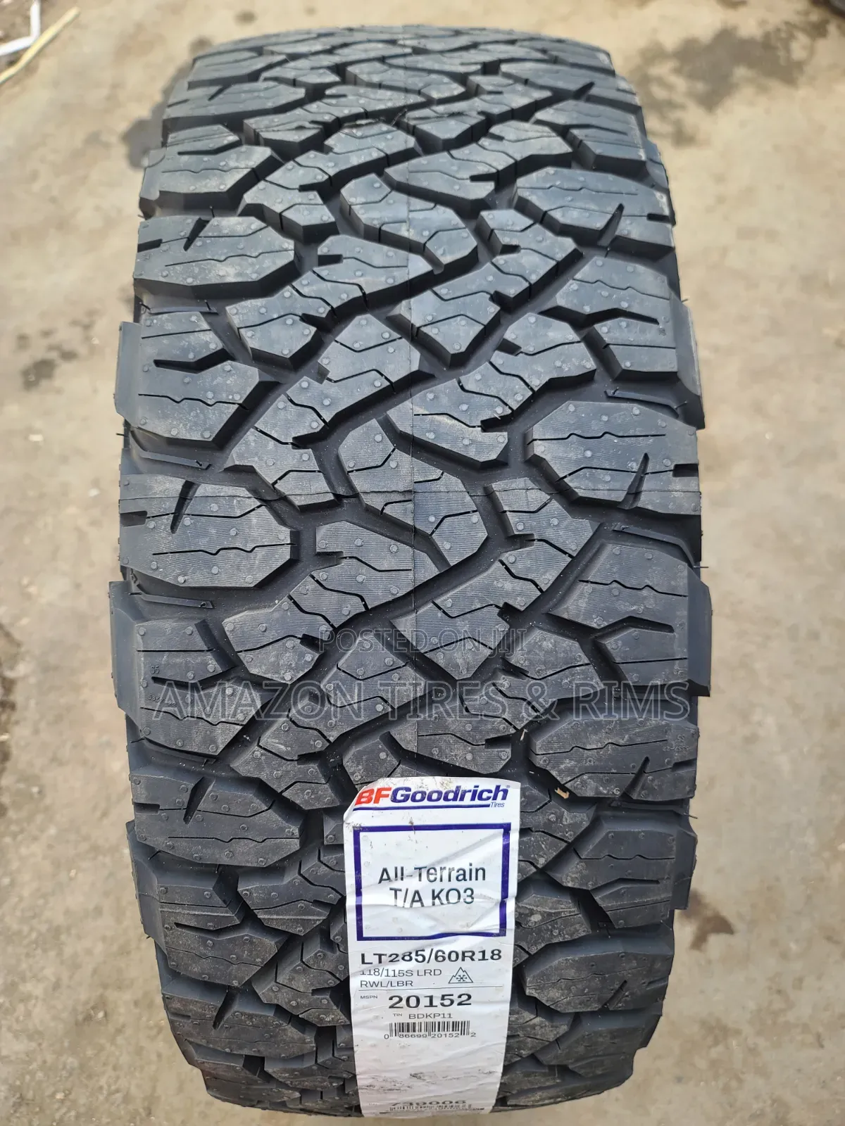 285/60 R18 Bf Goodrich Tyres a/T- All-Terrain