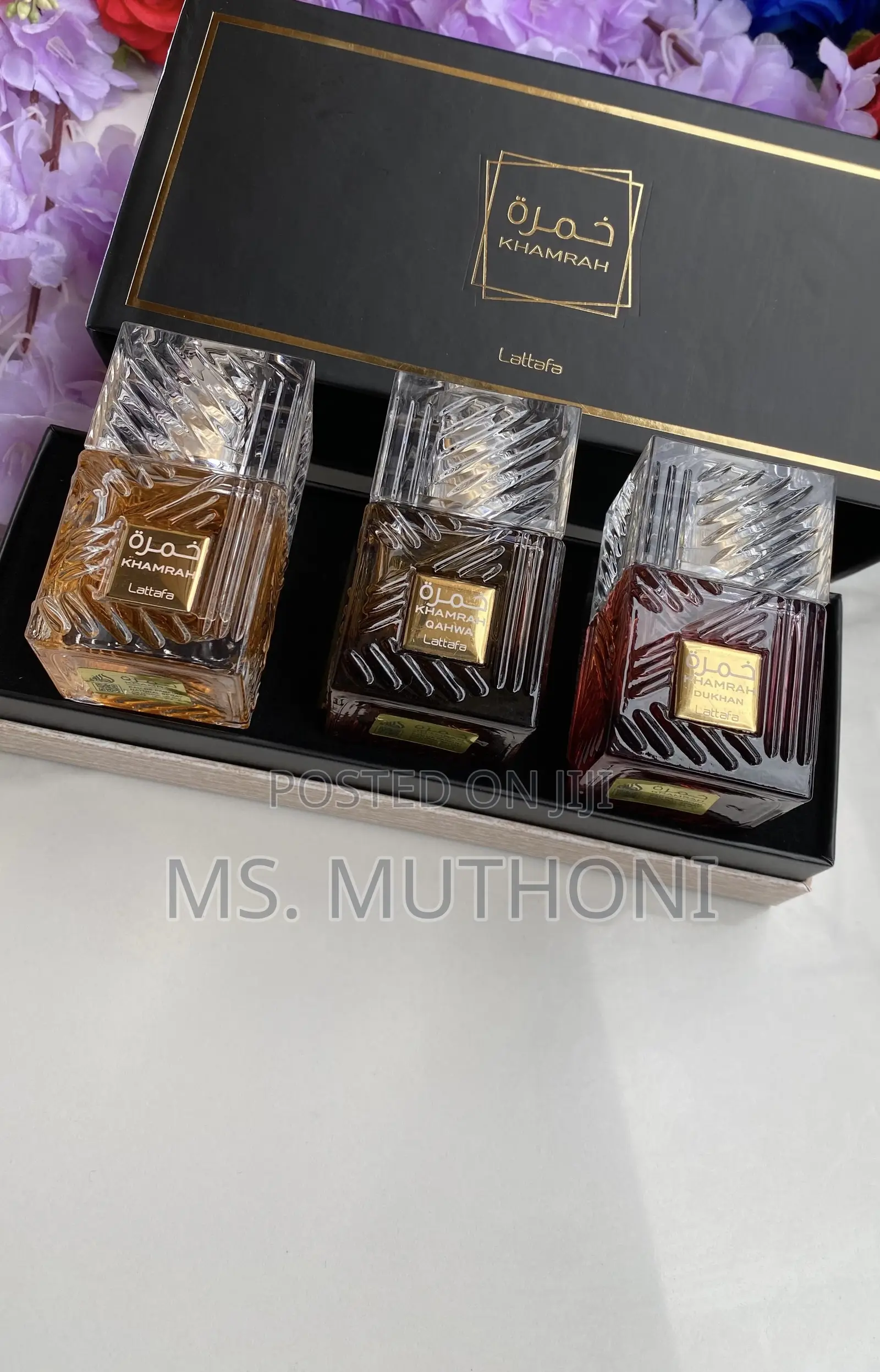 Lattafa Khamrah Perfume Set (3 PCS , 30 Ml Each )