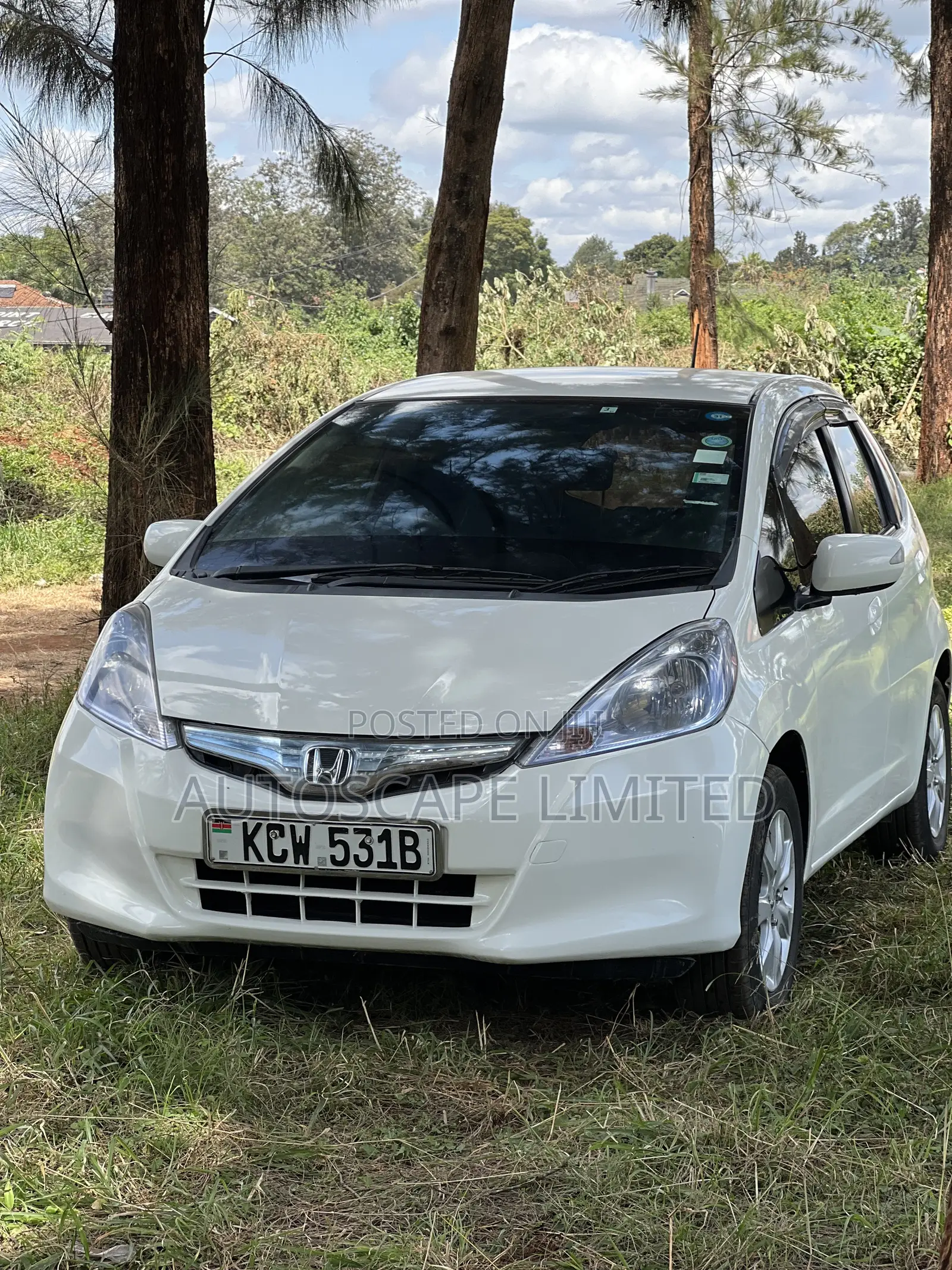 Honda Fit 2012 White
