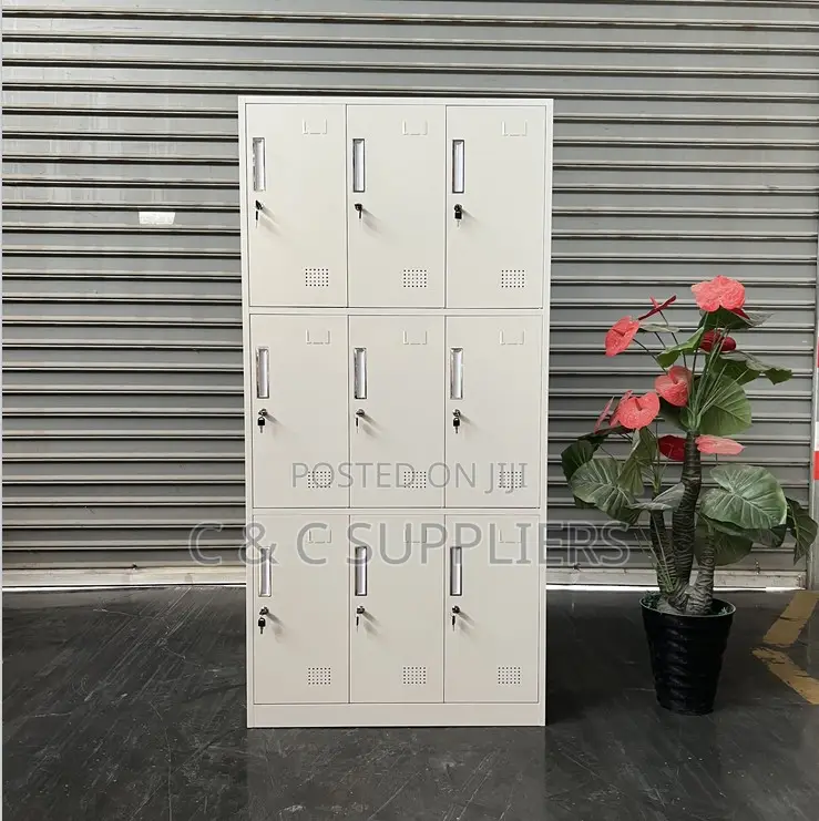9 Locker Office Cabinet