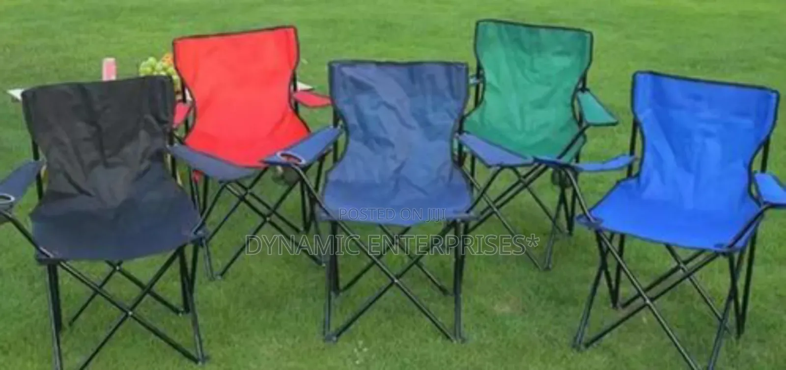 Camping Chairs, With Cup Holder Pouch