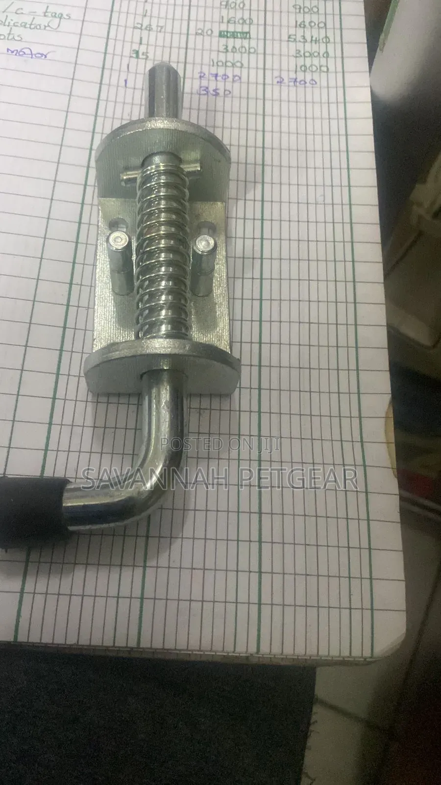 Spring-Loaded Barrel Bolt Latch Locks With Zinc-Plated Metal Finish