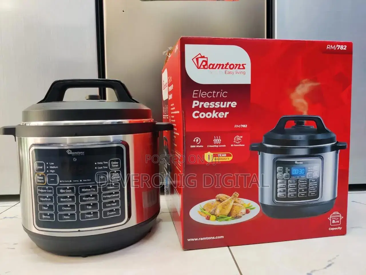 *Ramtons Rice Cooker Steamer Rm289
