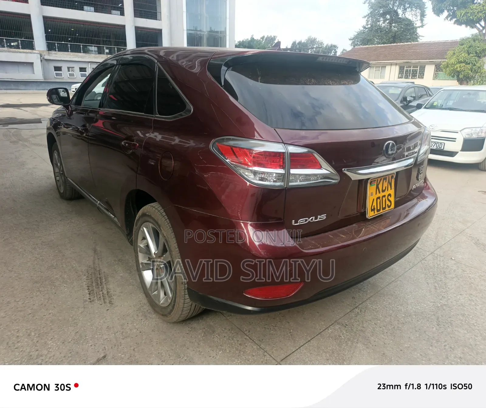 Lexus RX 2012 Red