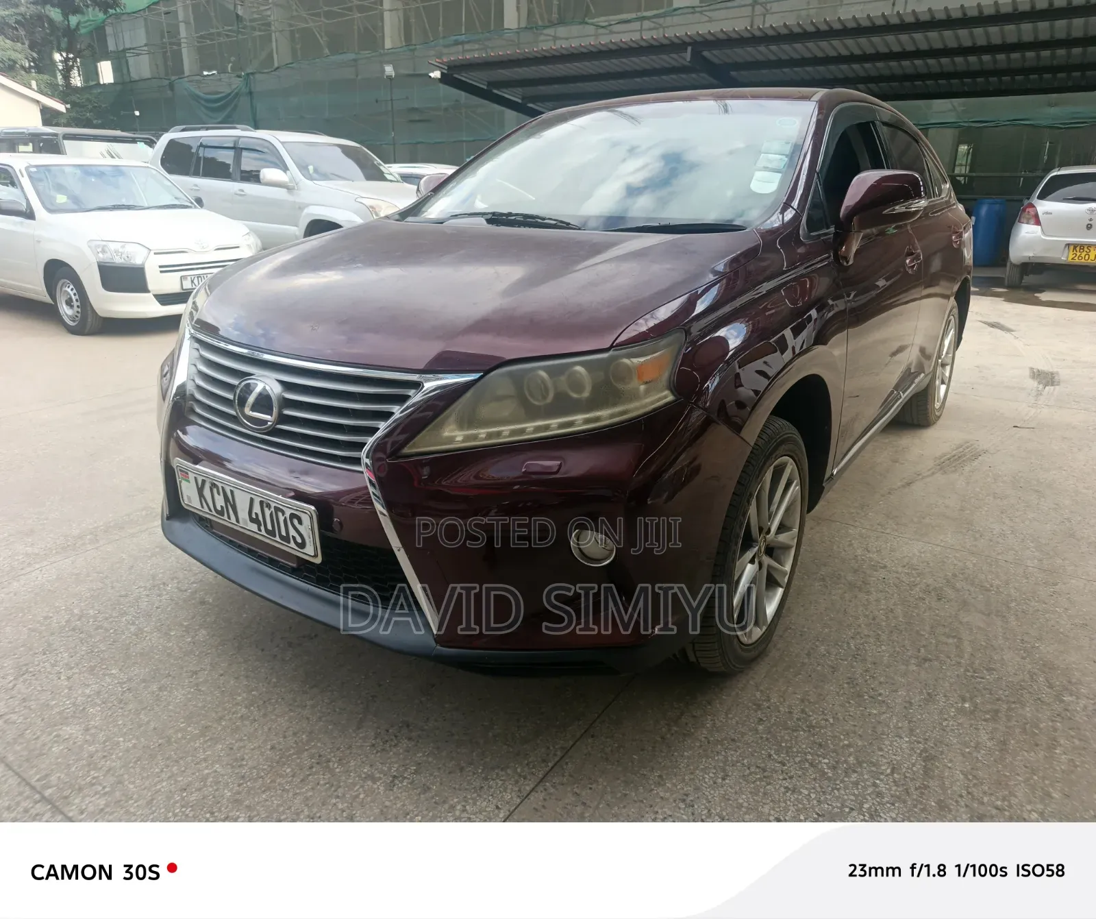 Lexus RX 2012 Red