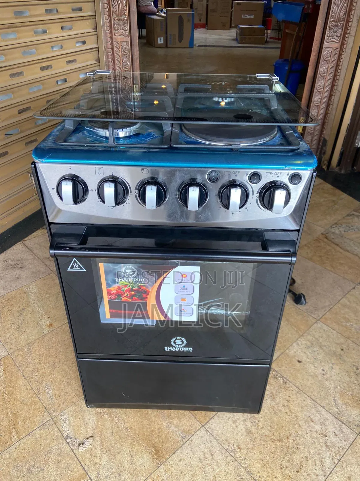 Smartpro Cooker 3+1 With Electric Oven (50×55) - Ab