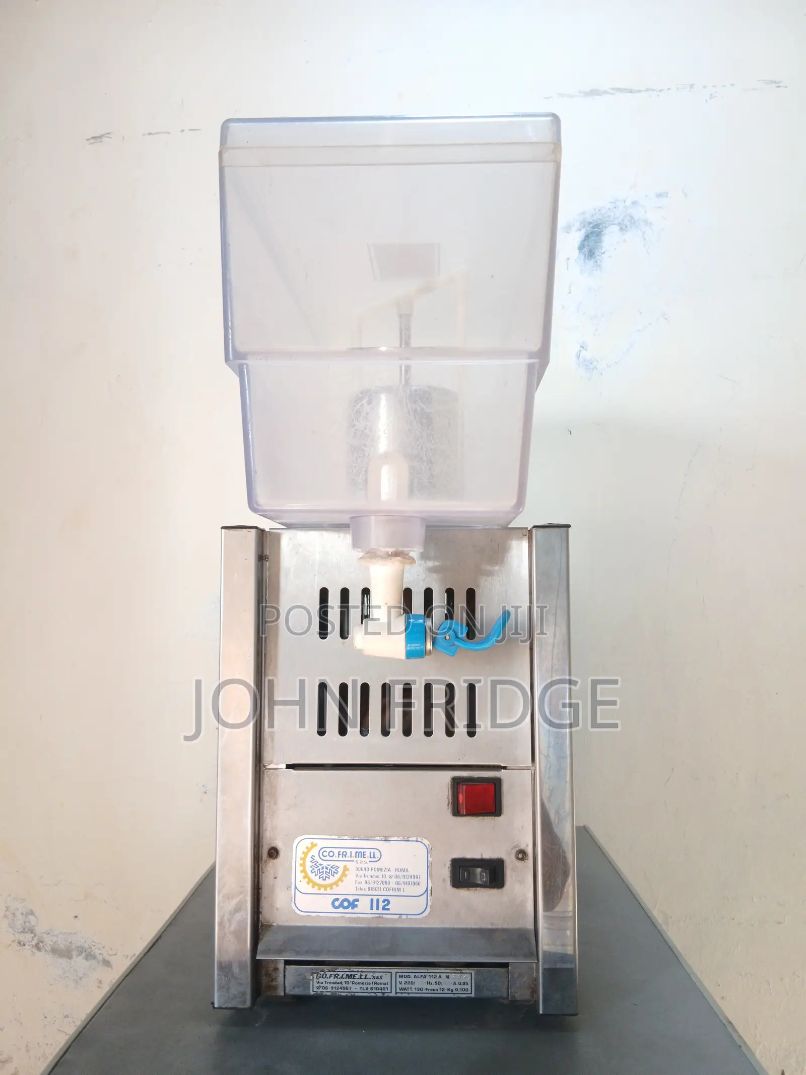 Santos Commercial Cold Drink Dispenser – Single Bowl