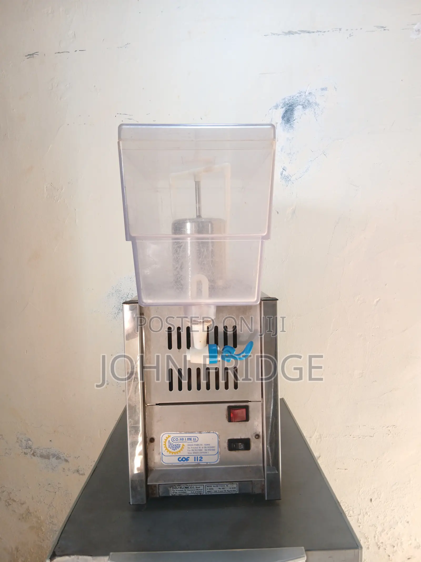 Santos Commercial Cold Drink Dispenser – Single Bowl