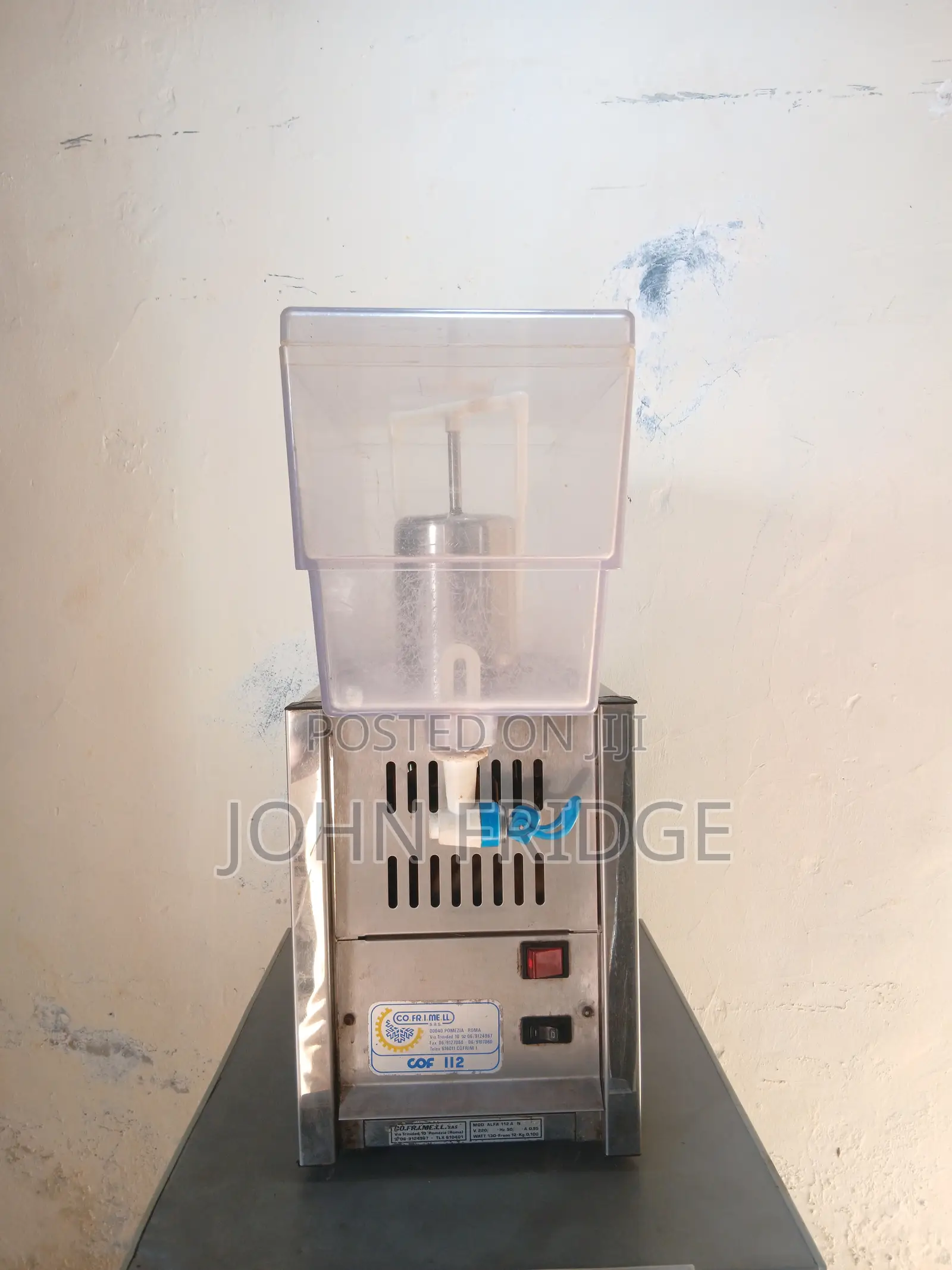 Santos Commercial Cold Drink Dispenser – Single Bowl
