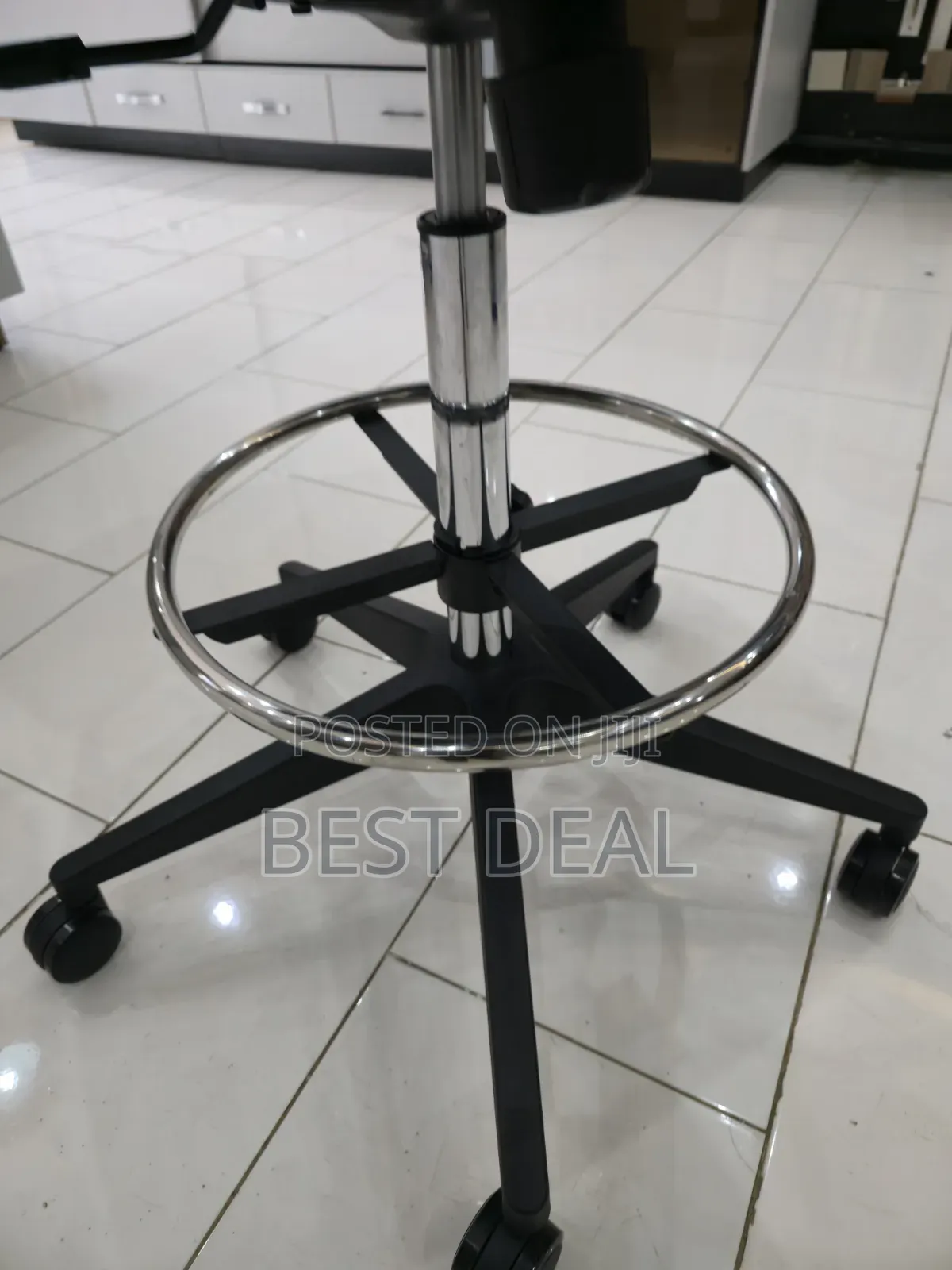 Cashier High Chair Draughtsman With Headrest Ergonomic Chair