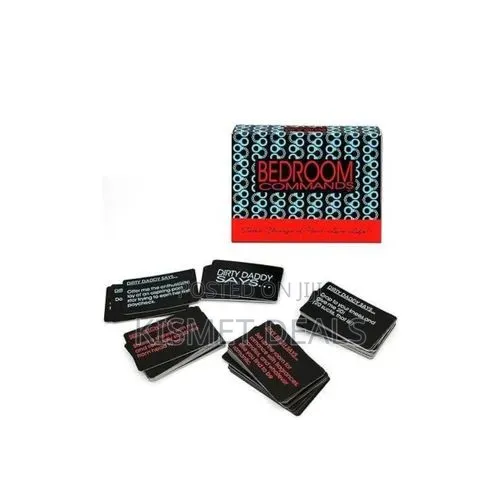 Bedroom Commands Card Game Couples Adults Card Sex Game