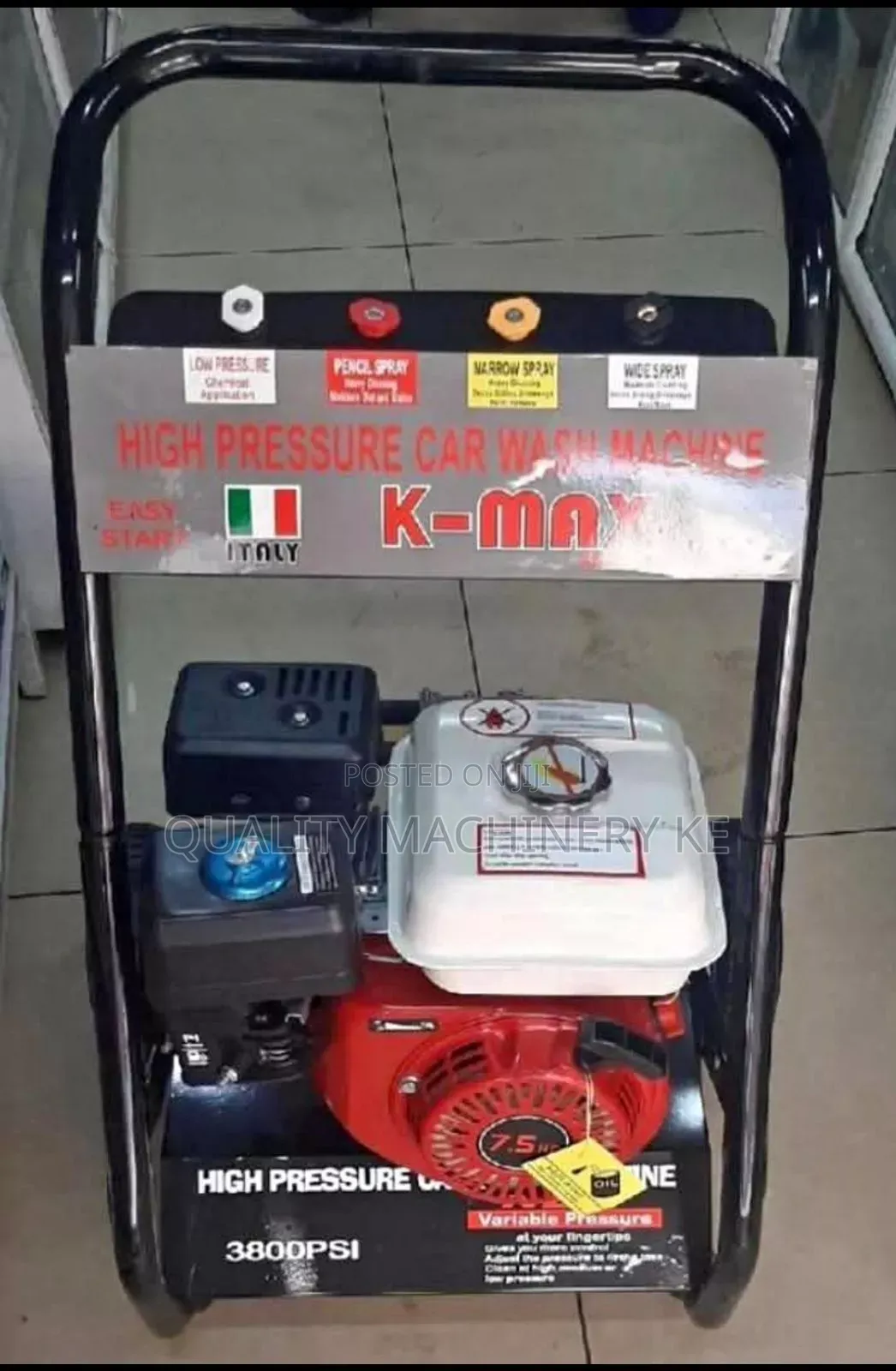 Durable K-Max Petrol Powered Car Wash/Pressure Washer Machine
