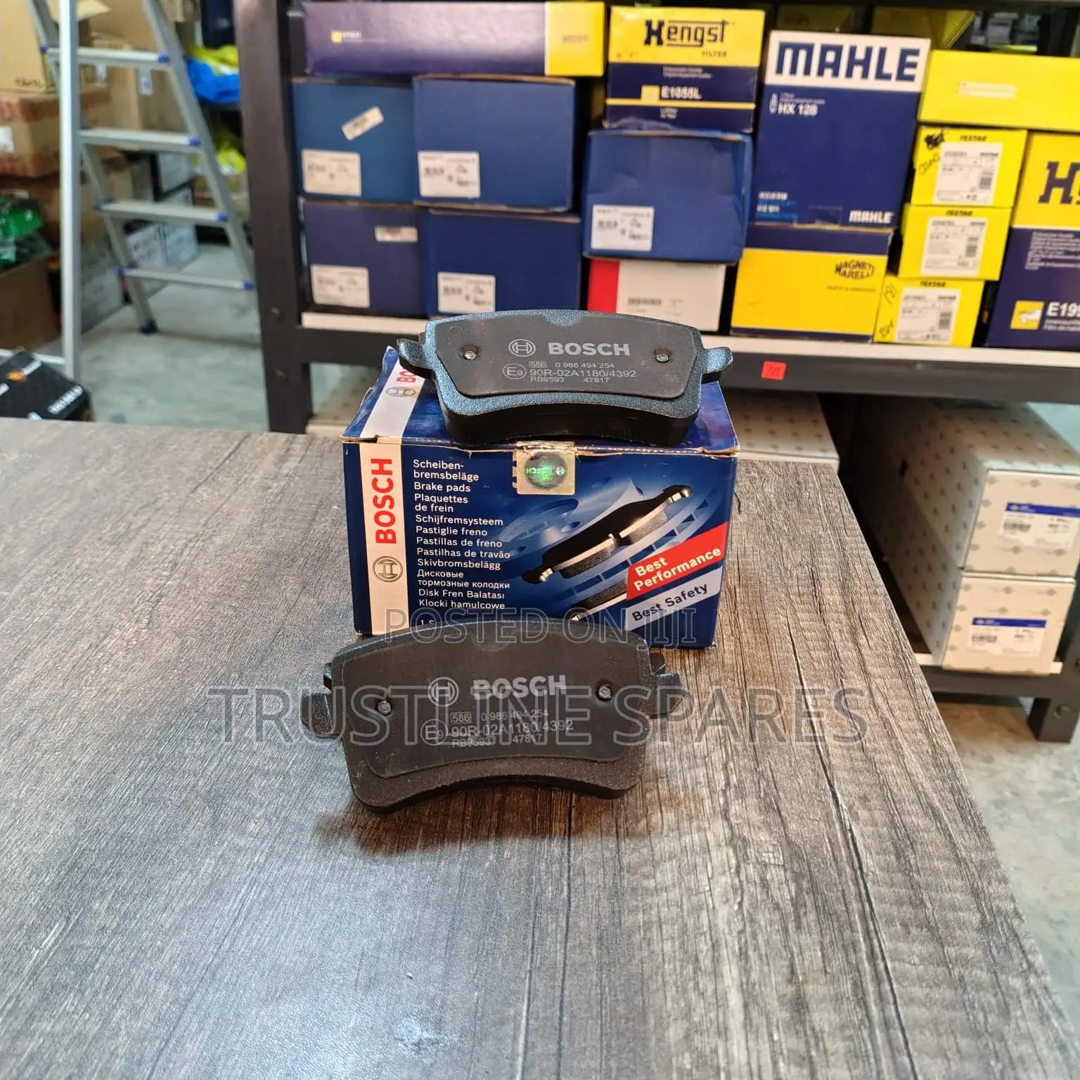 Vw Tiguan Rear Brake Pads - Original Bosch Germany