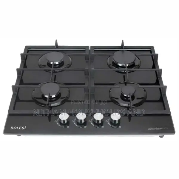 Bolesi Built in Gas Hob 4 Gas Cast Iron