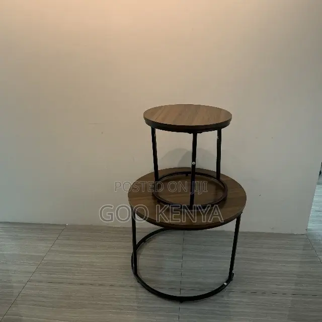 Coffee Table; Luxury Round Nesting Coffee Table Set