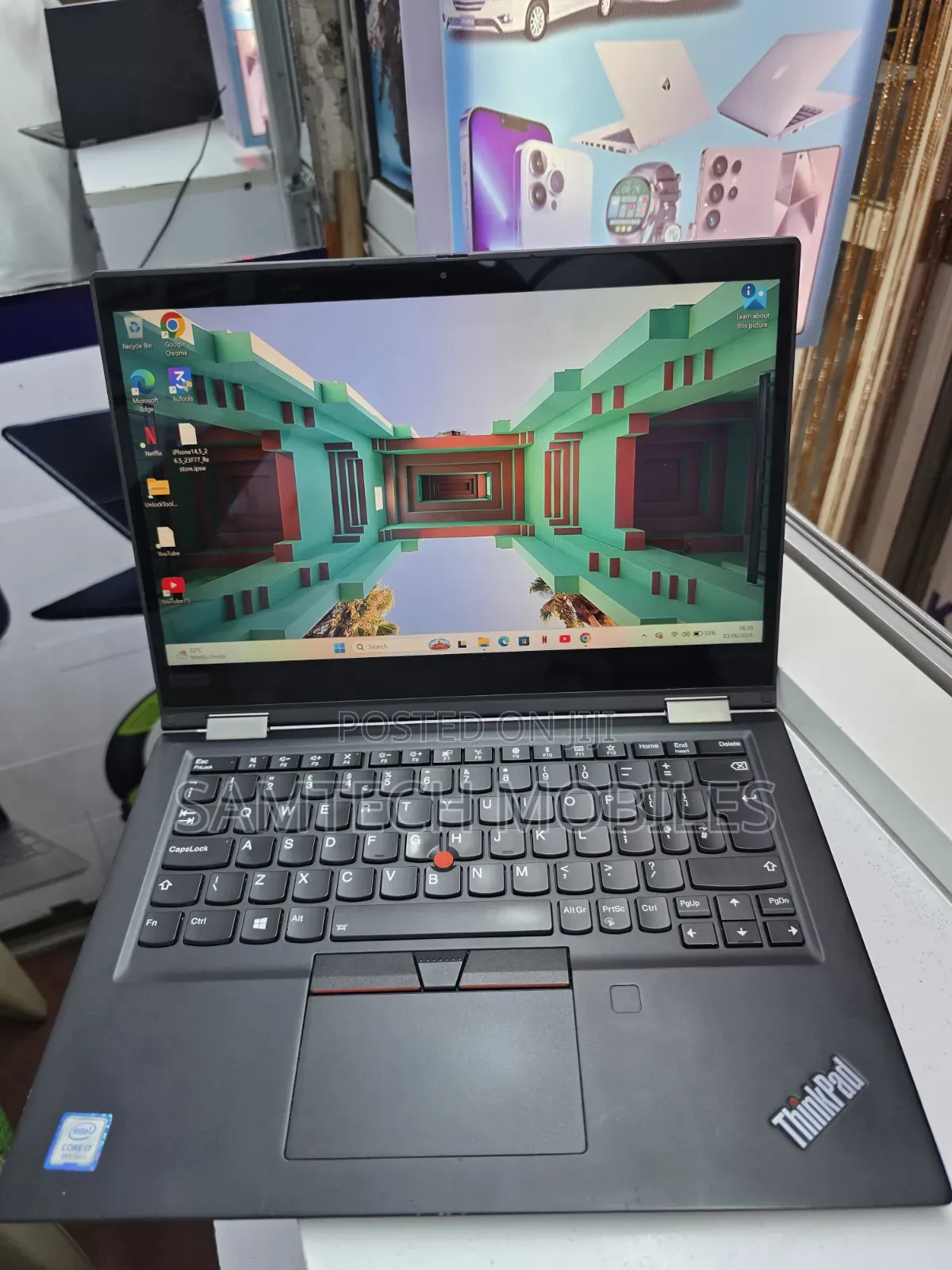 Laptop Lenovo ThinkPad X390 Yoga 8GB Intel Core i7 SSD 256GB