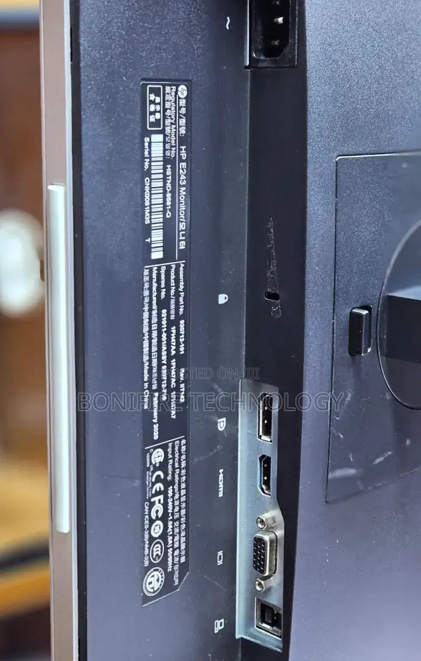 Hp 24inch Monitor Model: E243 1080p